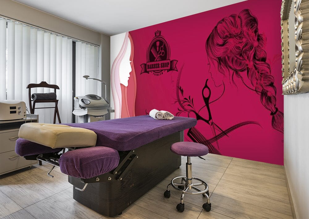 3D Hair Cutting Scissors 1550 Wall Murals Wallpaper AJ Wallpaper 2