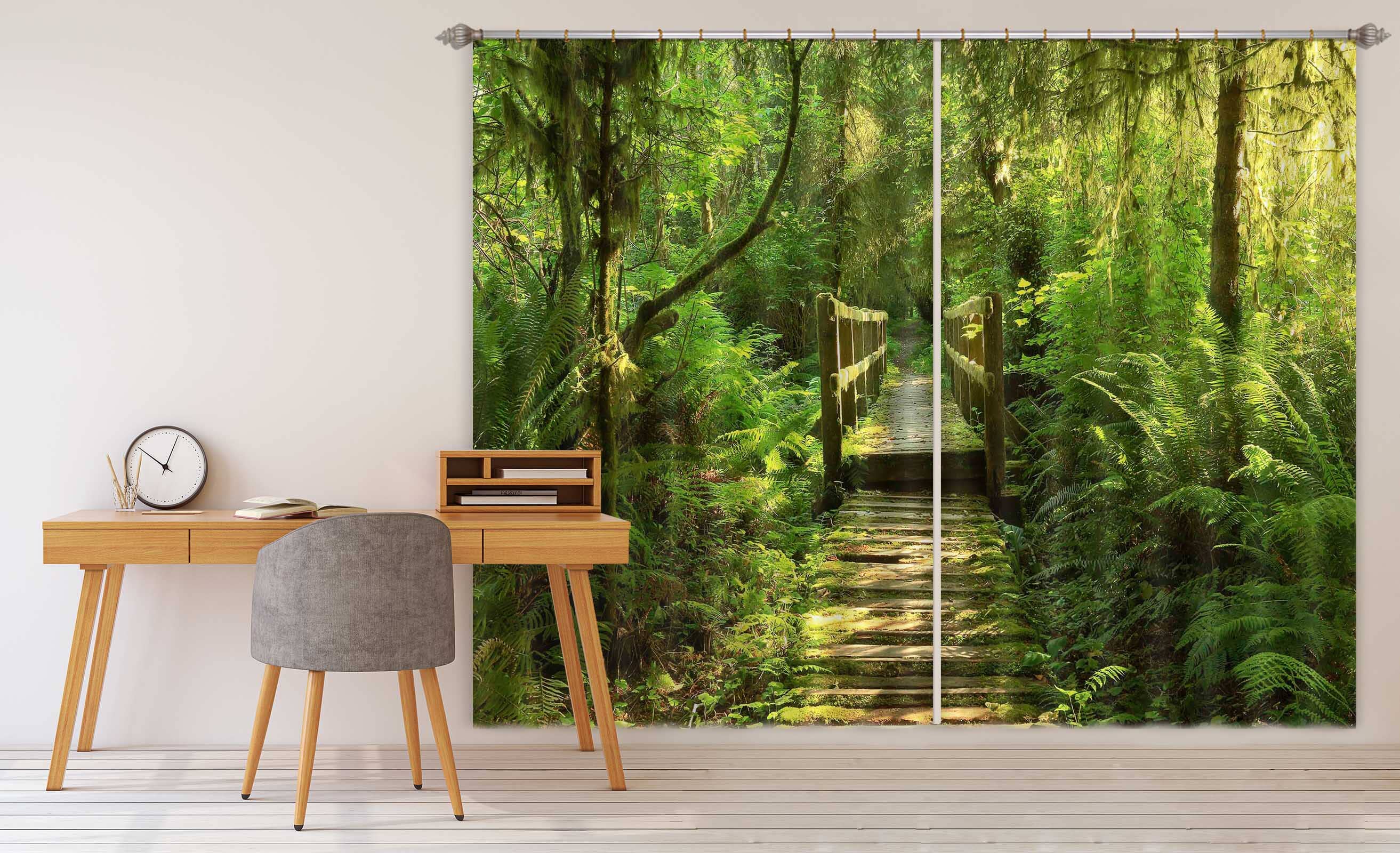 3D Tranquil Valley 078 Kathy Barefield Curtain Curtains Drapes Curtains AJ Creativity Home