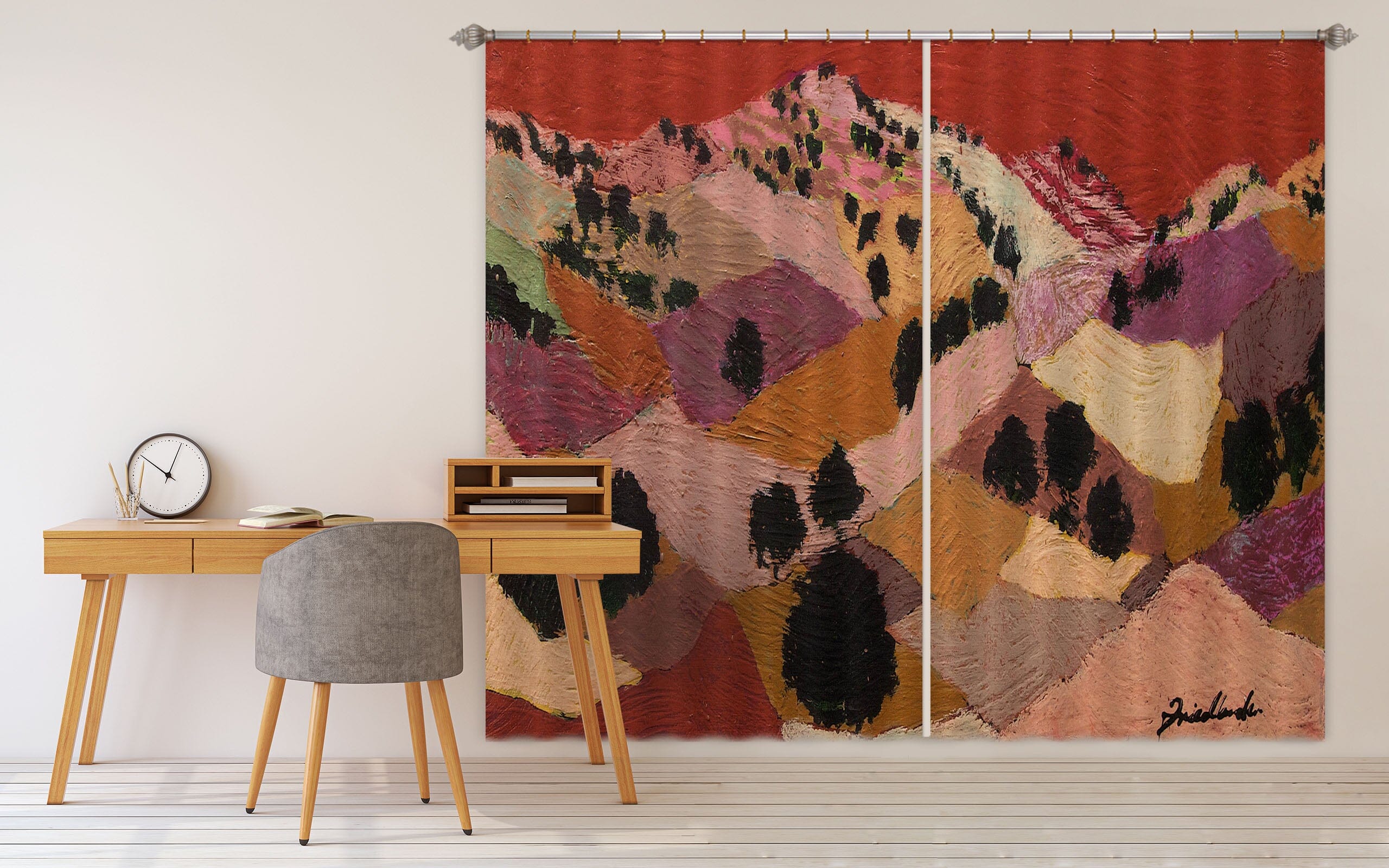 3D Valley Tree 104 Allan P. Friedlander Curtain Curtains Drapes Curtains AJ Creativity Home