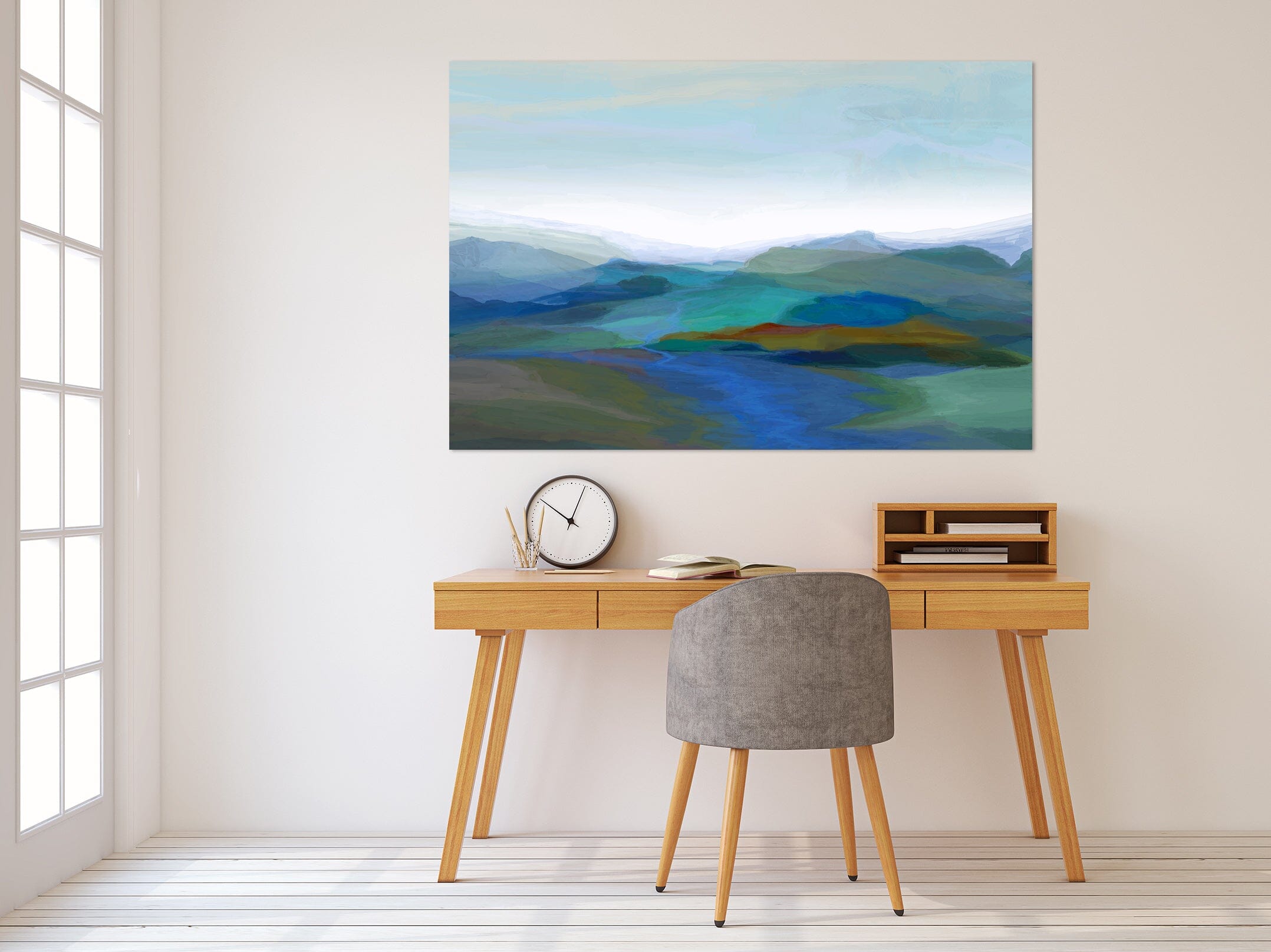 3D Rolling Hills 020 Michael Tienhaara Wall Sticker Wallpaper AJ Wallpaper 2