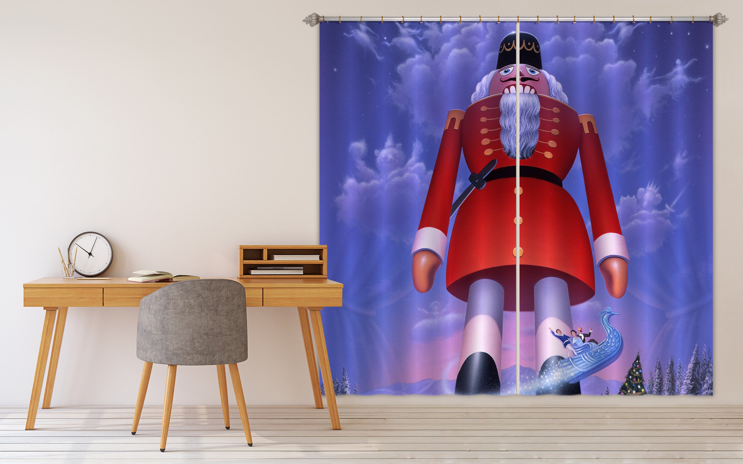 3D Nutcracker 86086 Jerry LoFaro Curtain Curtains Drapes