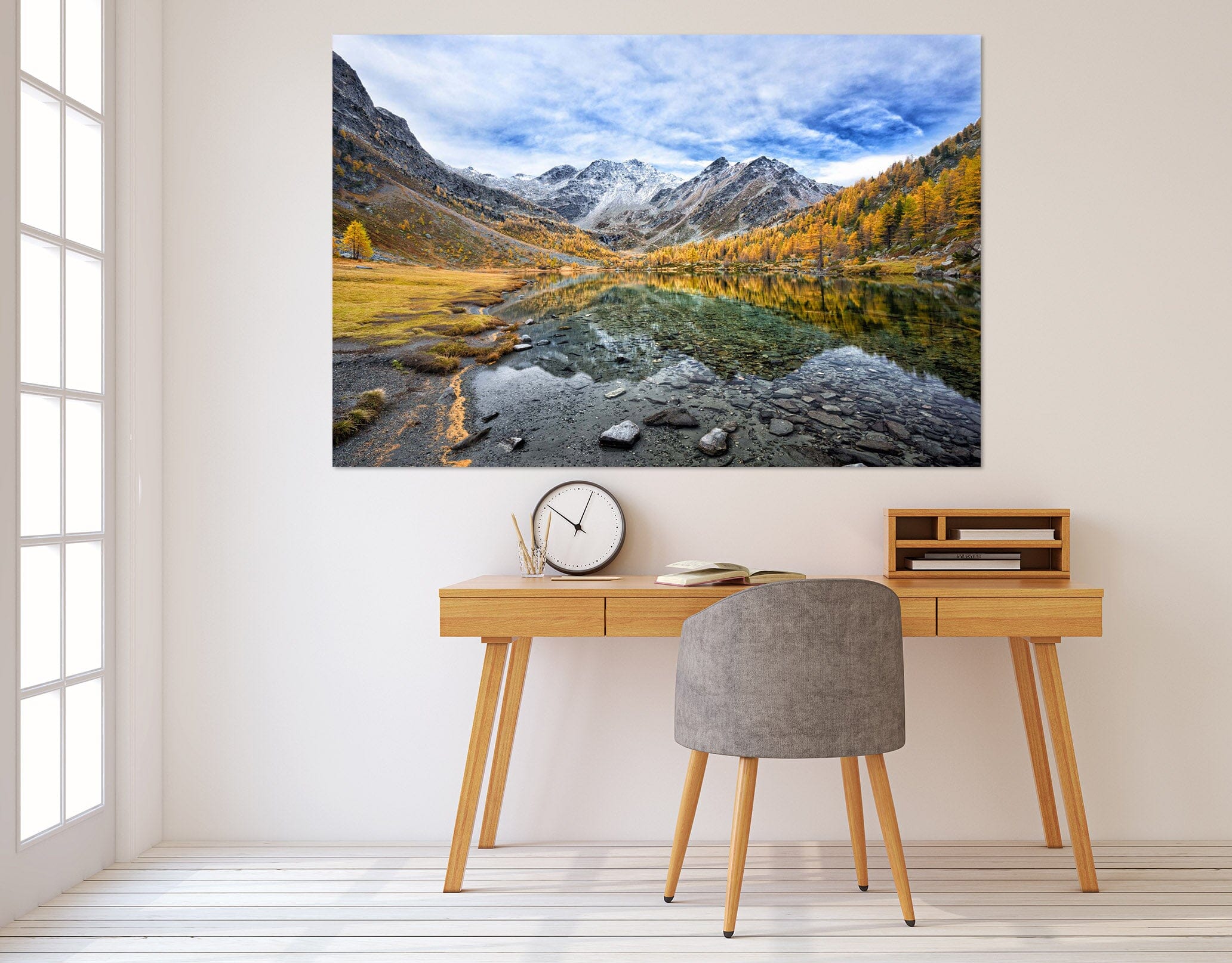 3D Forest Lake 107 Marco Carmassi Wall Sticker Wallpaper AJ Wallpaper 2