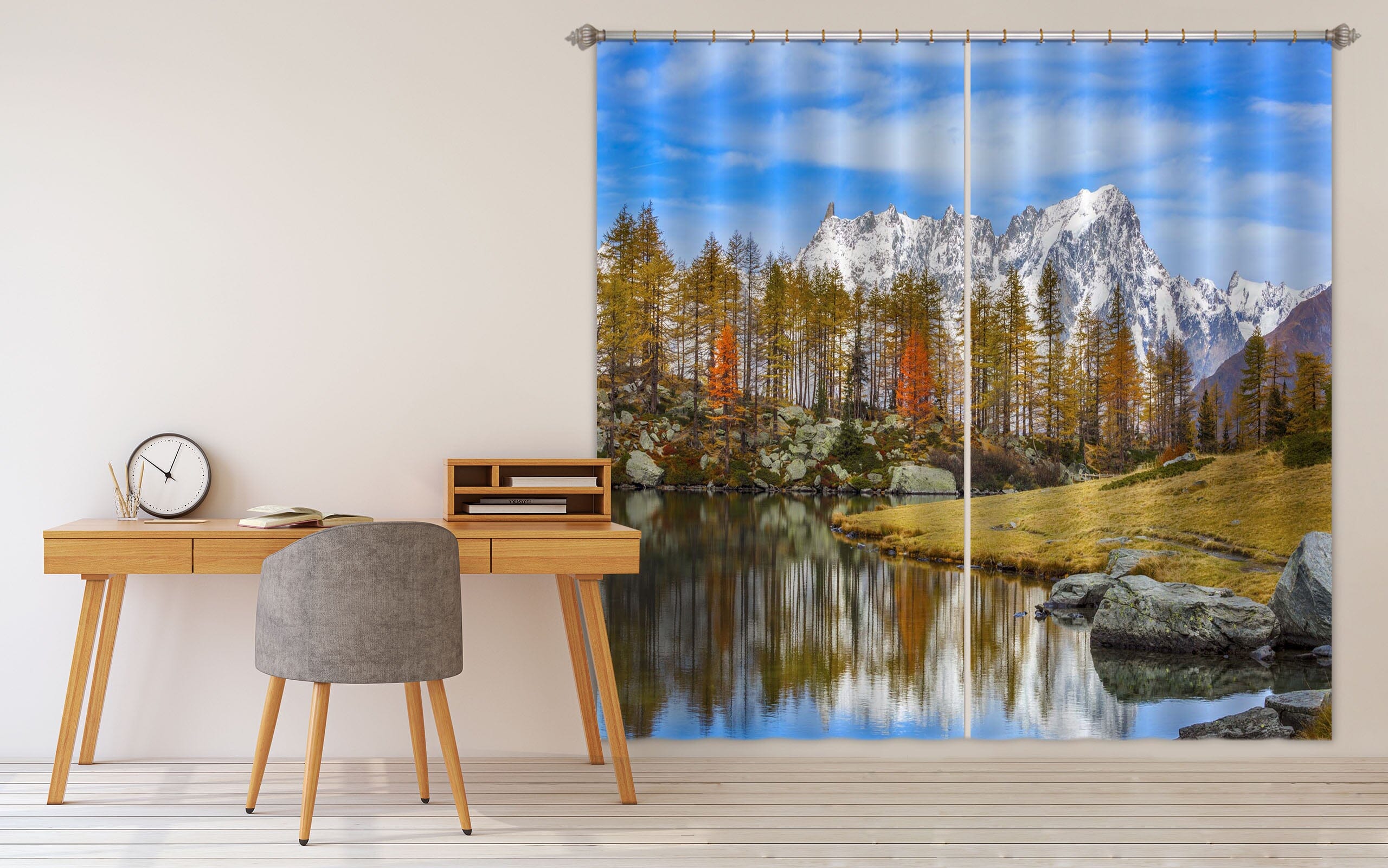 3D Valley River 136 Marco Carmassi Curtain Curtains Drapes Curtains AJ Creativity Home