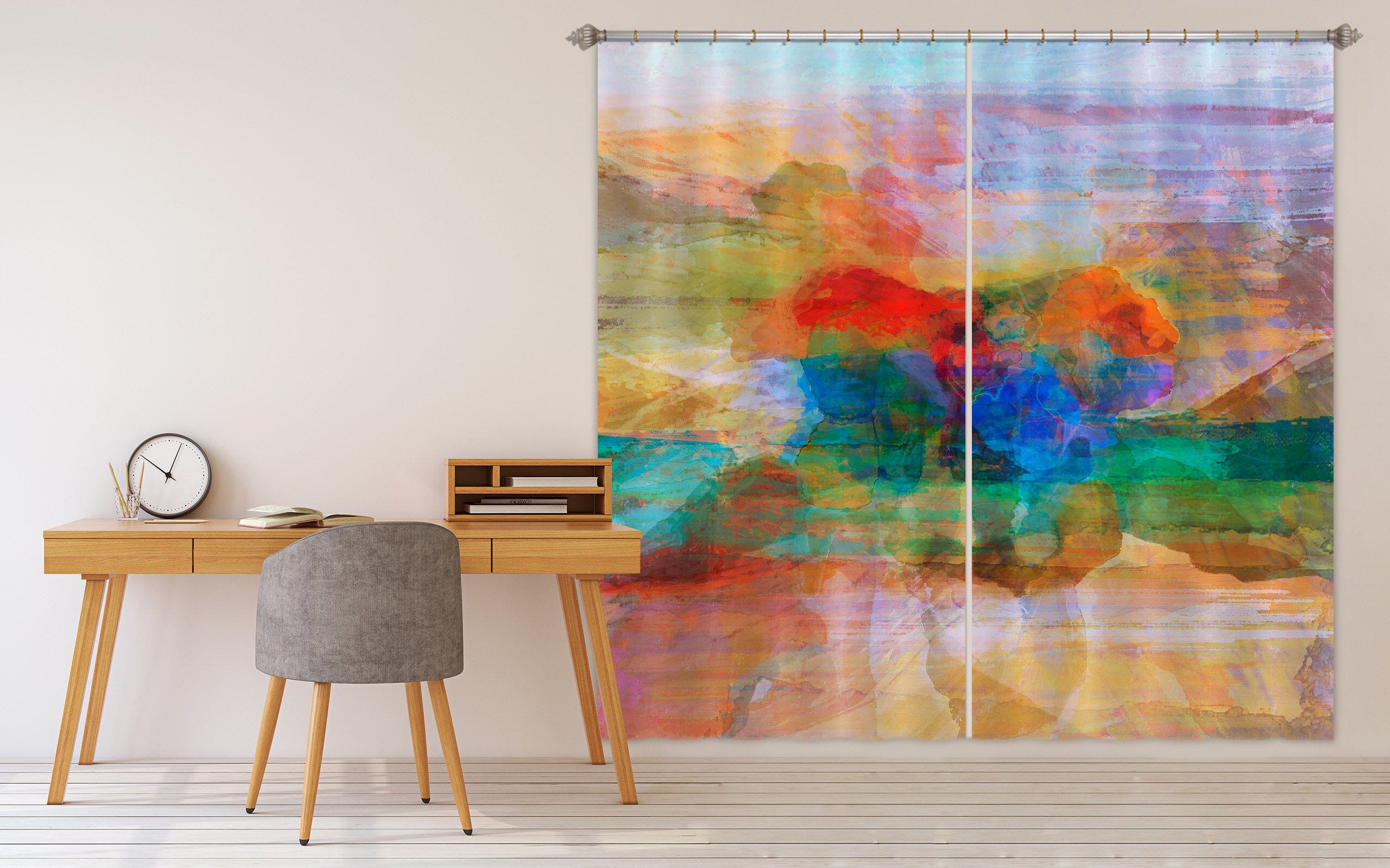 3D Strong Color 240 Michael Tienhaara Curtain Curtains Drapes Curtains AJ Creativity Home