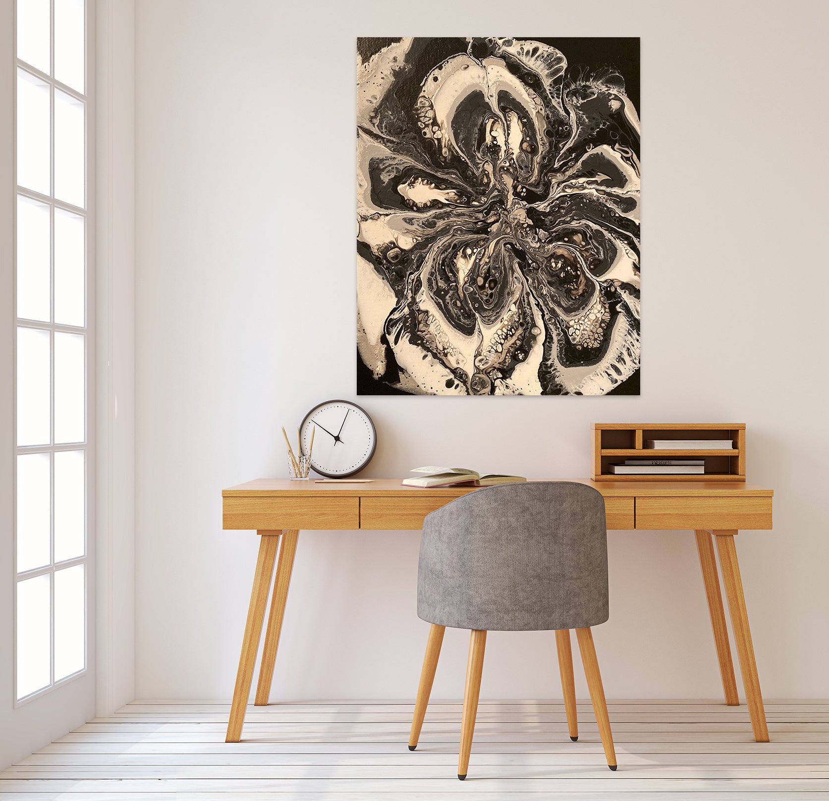 3D Black Pattern 8161 Valerie Latrice Wall Sticker