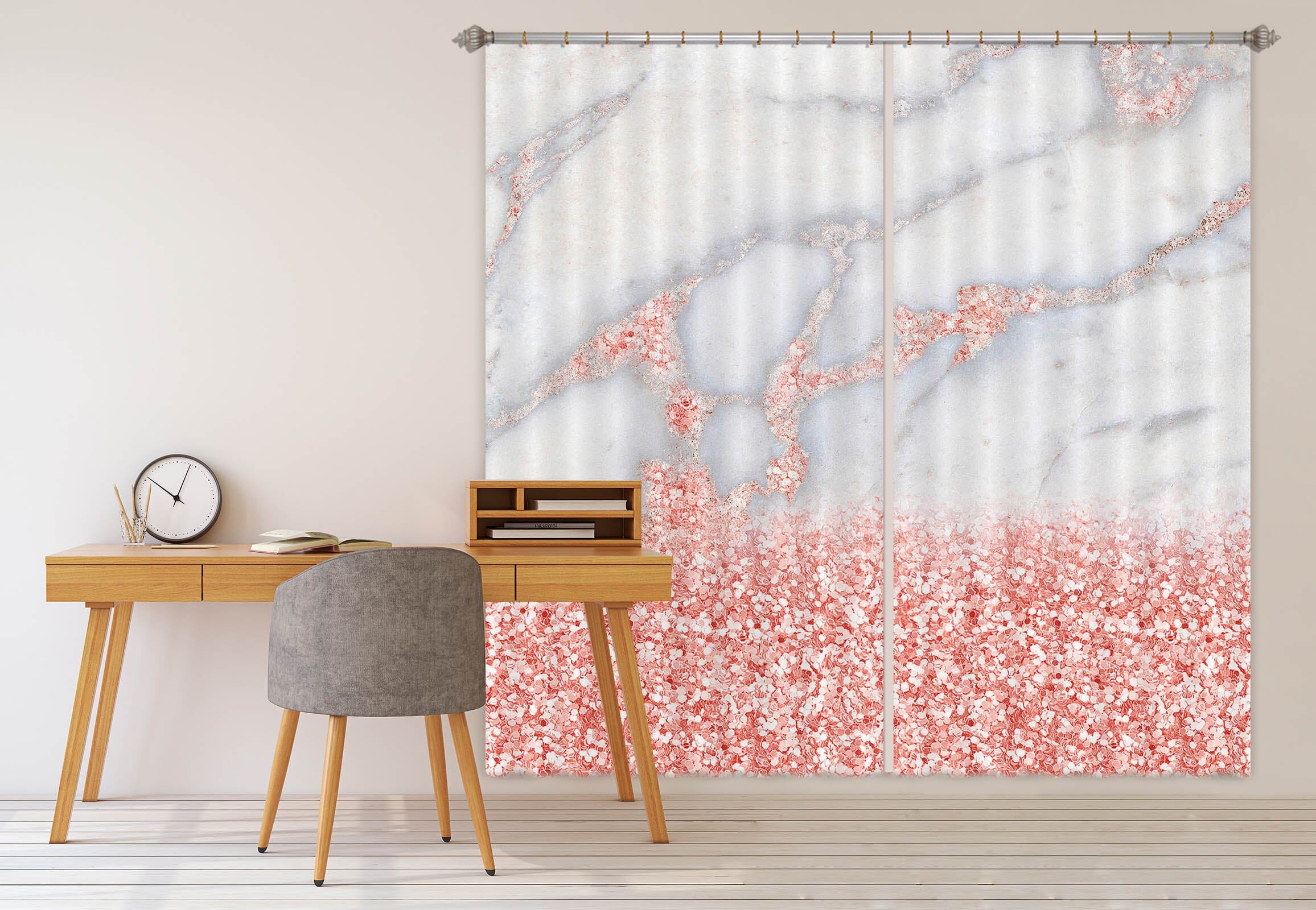 3D Pink Petals 189 Uta Naumann Curtain Curtains Drapes Curtains AJ Creativity Home