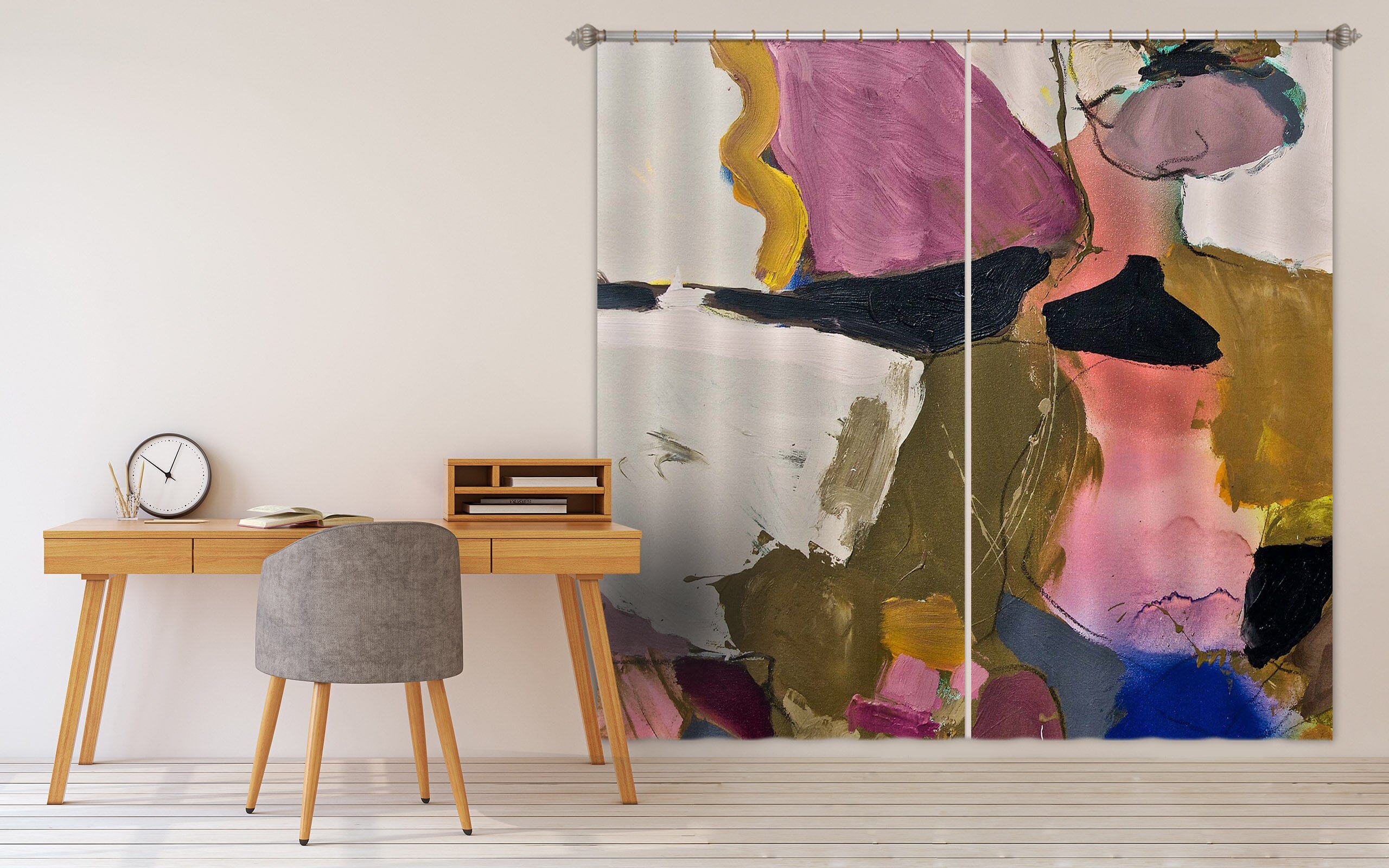 3D Color Graffiti 295 Allan P. Friedlander Curtain Curtains Drapes Curtains AJ Creativity Home
