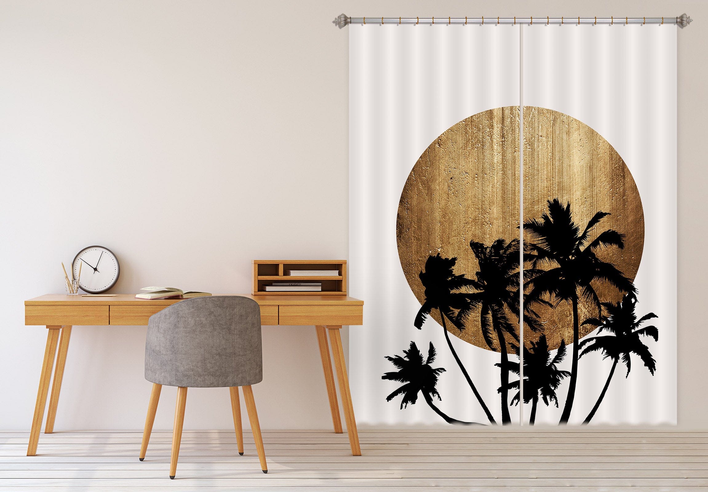 3D Miami Beach 1082 Boris Draschoff Curtain Curtains Drapes Curtains AJ Creativity Home