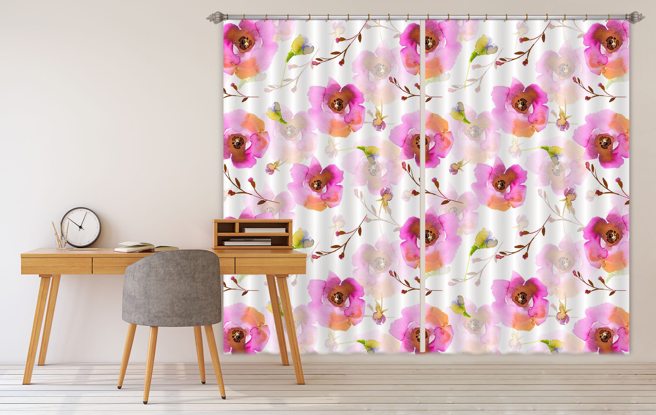 3D Red Plum 229 Uta Naumann Curtain Curtains Drapes Curtains AJ Creativity Home