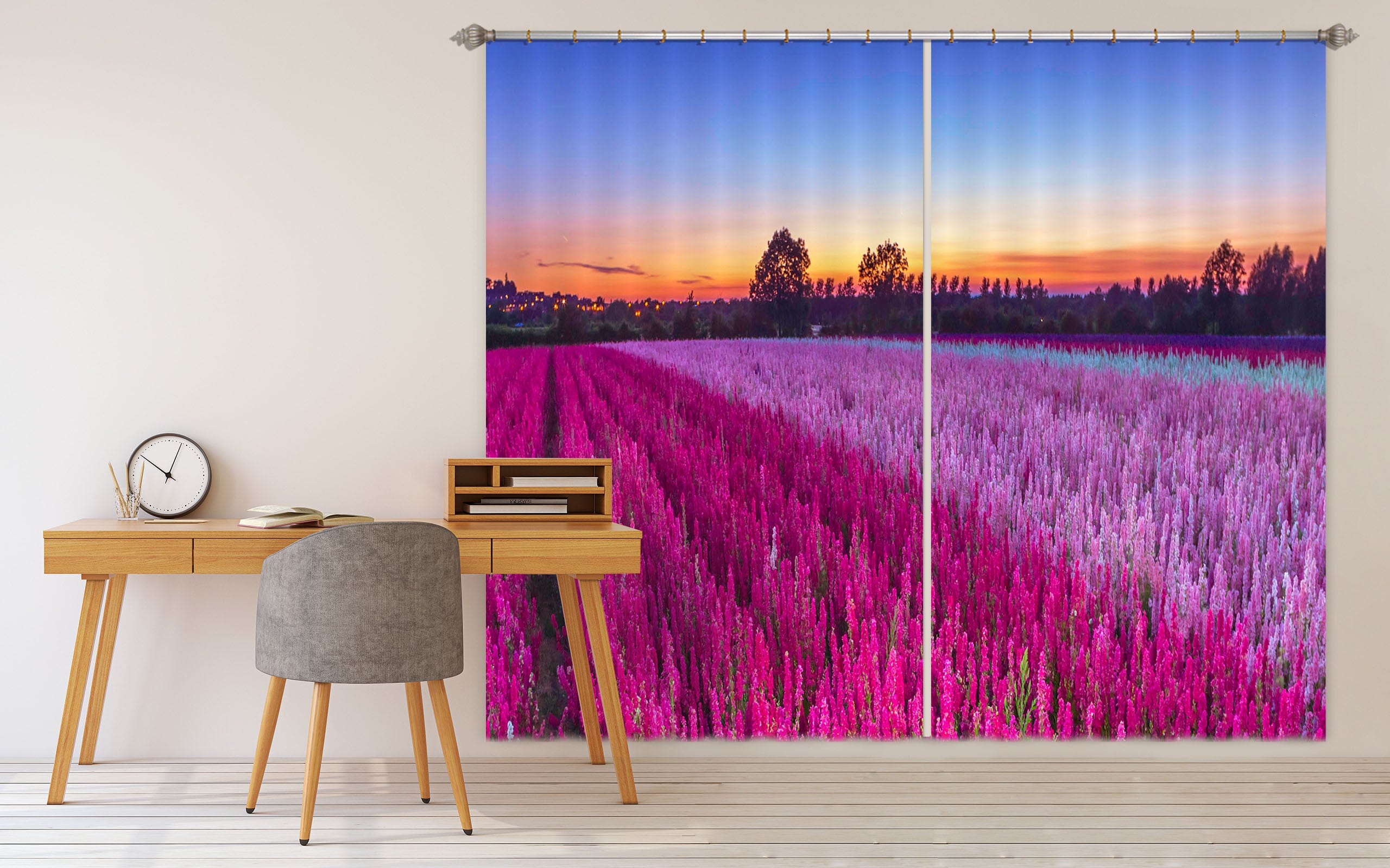 3D Purple Manor 215 Assaf Frank Curtain Curtains Drapes Curtains AJ Creativity Home