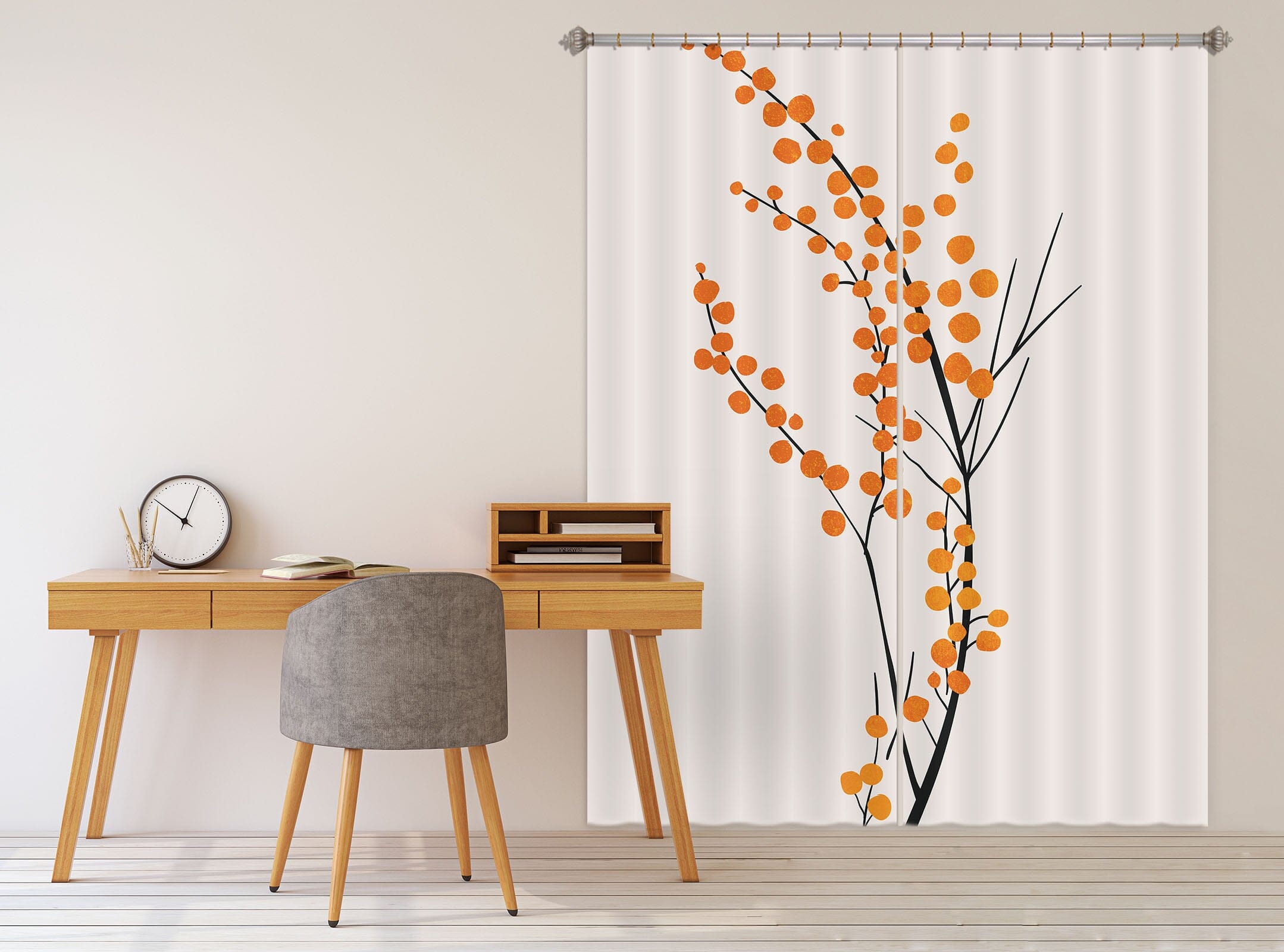 3D Flower Pattern 1139 Boris Draschoff Curtain Curtains Drapes Curtains AJ Creativity Home