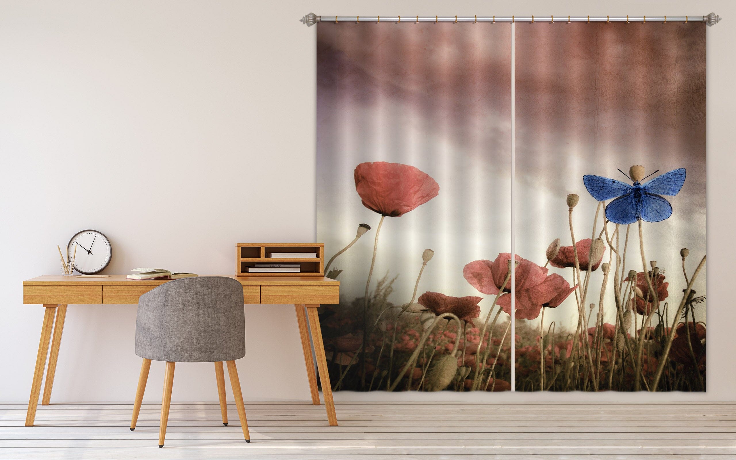 3D Prairie Flowers 148 Marco Carmassi Curtain Curtains Drapes Curtains AJ Creativity Home