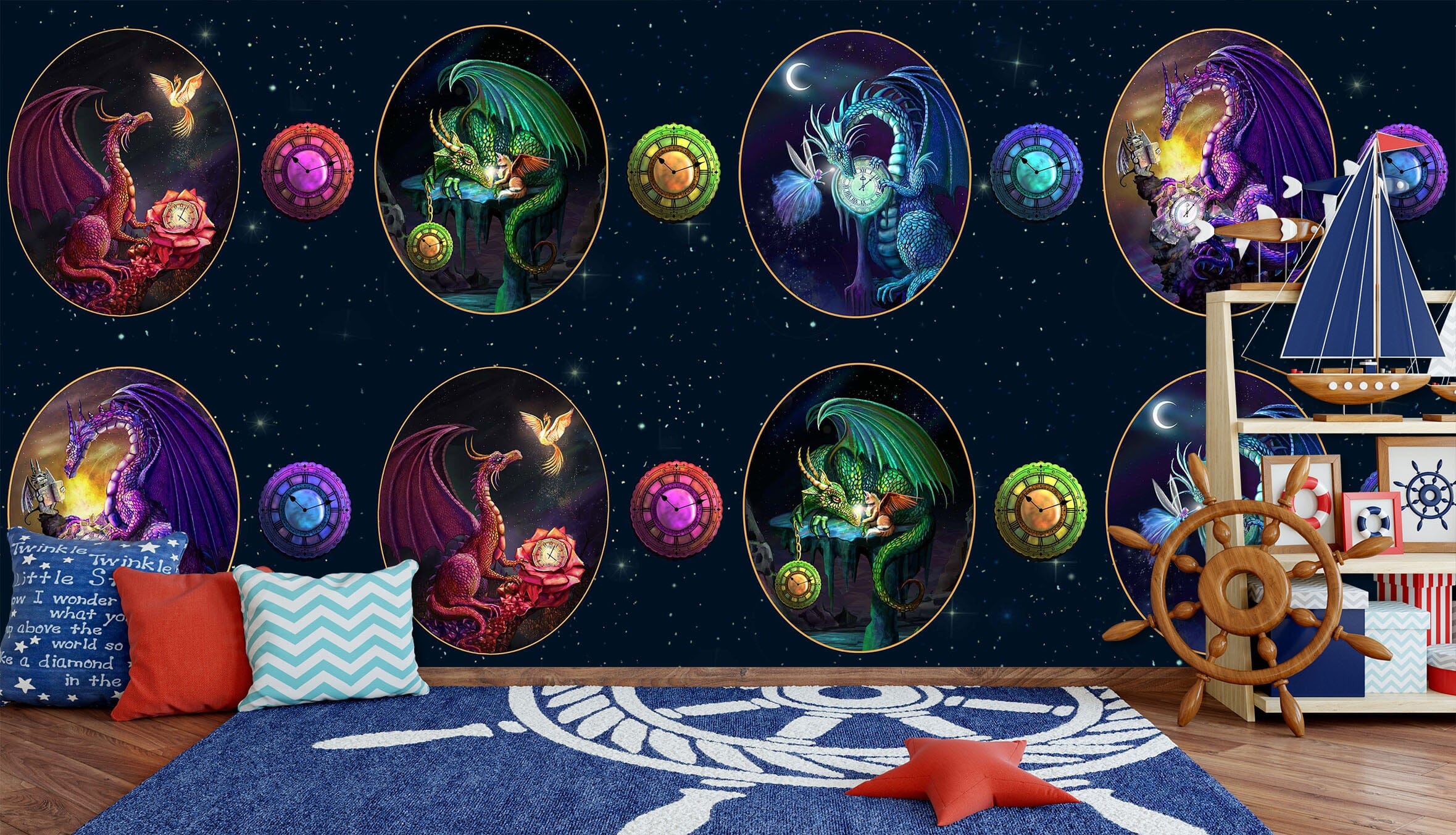 3D Dragon Egg 1407 Rose Catherine Khan Wall Mural Wall Murals Wallpaper AJ Wallpaper 2