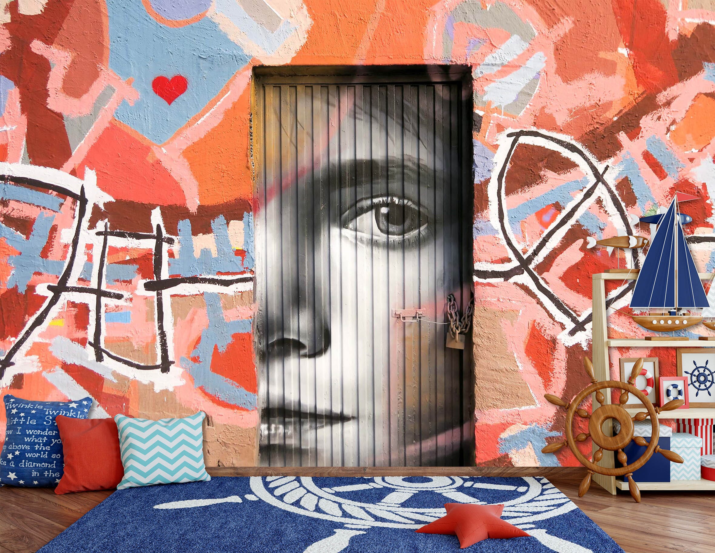 3D Oil Paint Girl 82 Wall Murals Wallpaper AJ Wallpaper 2