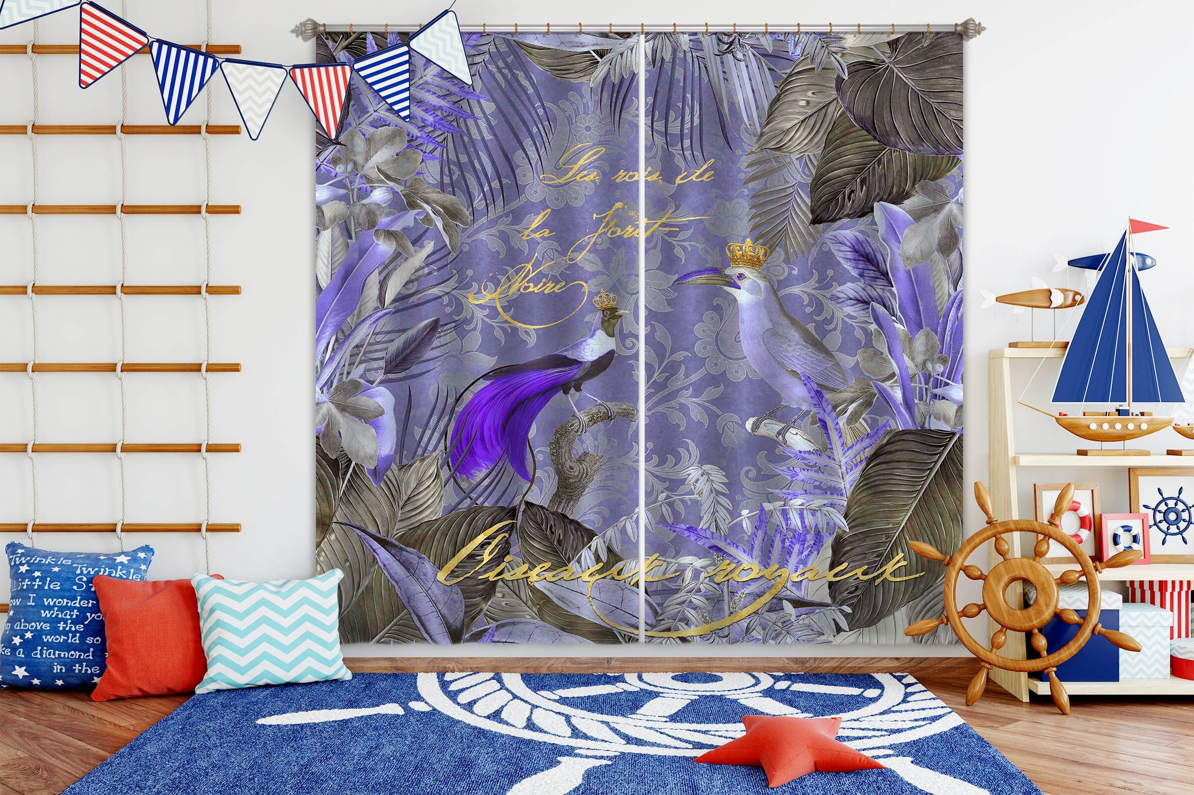 3D Kings Of The Jungle 075 Andrea haase Curtain Curtains Drapes Curtains AJ Creativity Home