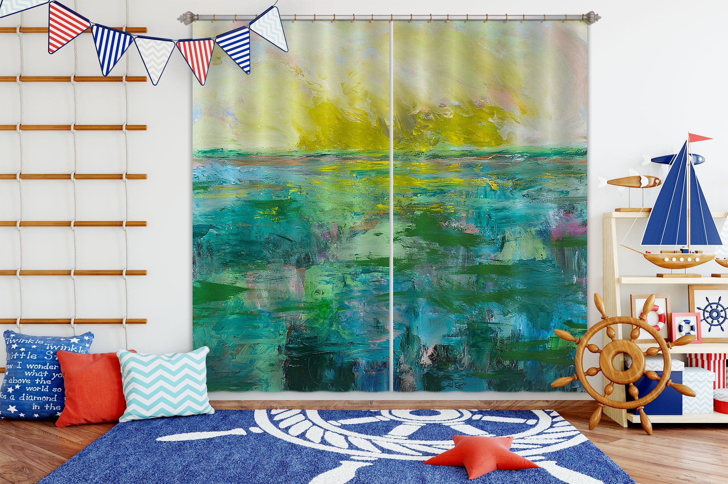 3D Morning Dew 178 Allan P. Friedlander Curtain Curtains Drapes Curtains AJ Creativity Home