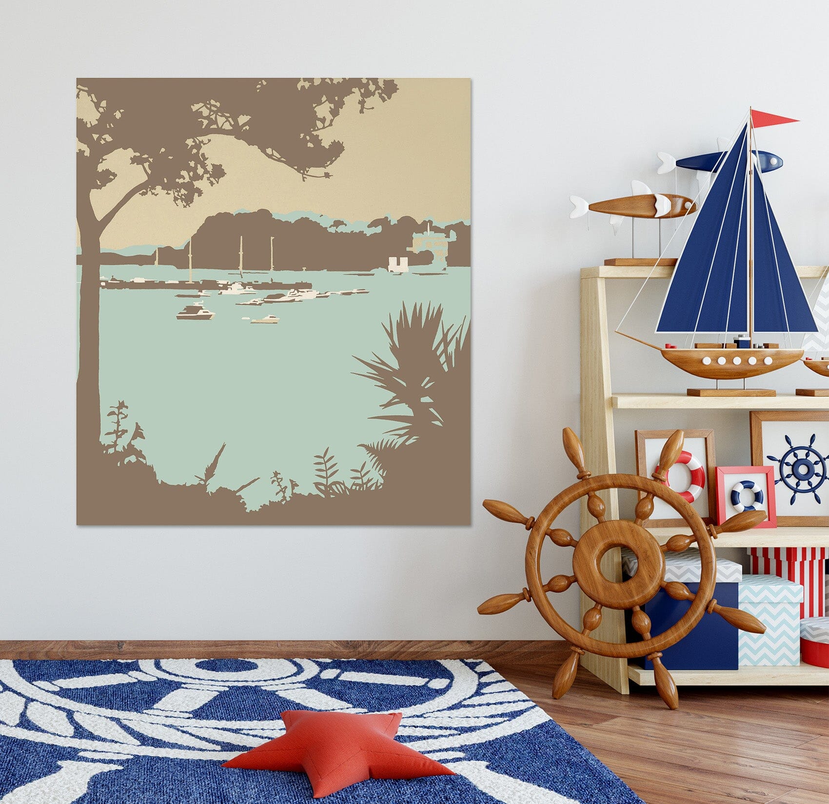 3D Sandbanks Brownsea Island 053 Steve Read Wall Sticker Wallpaper AJ Wallpaper 2
