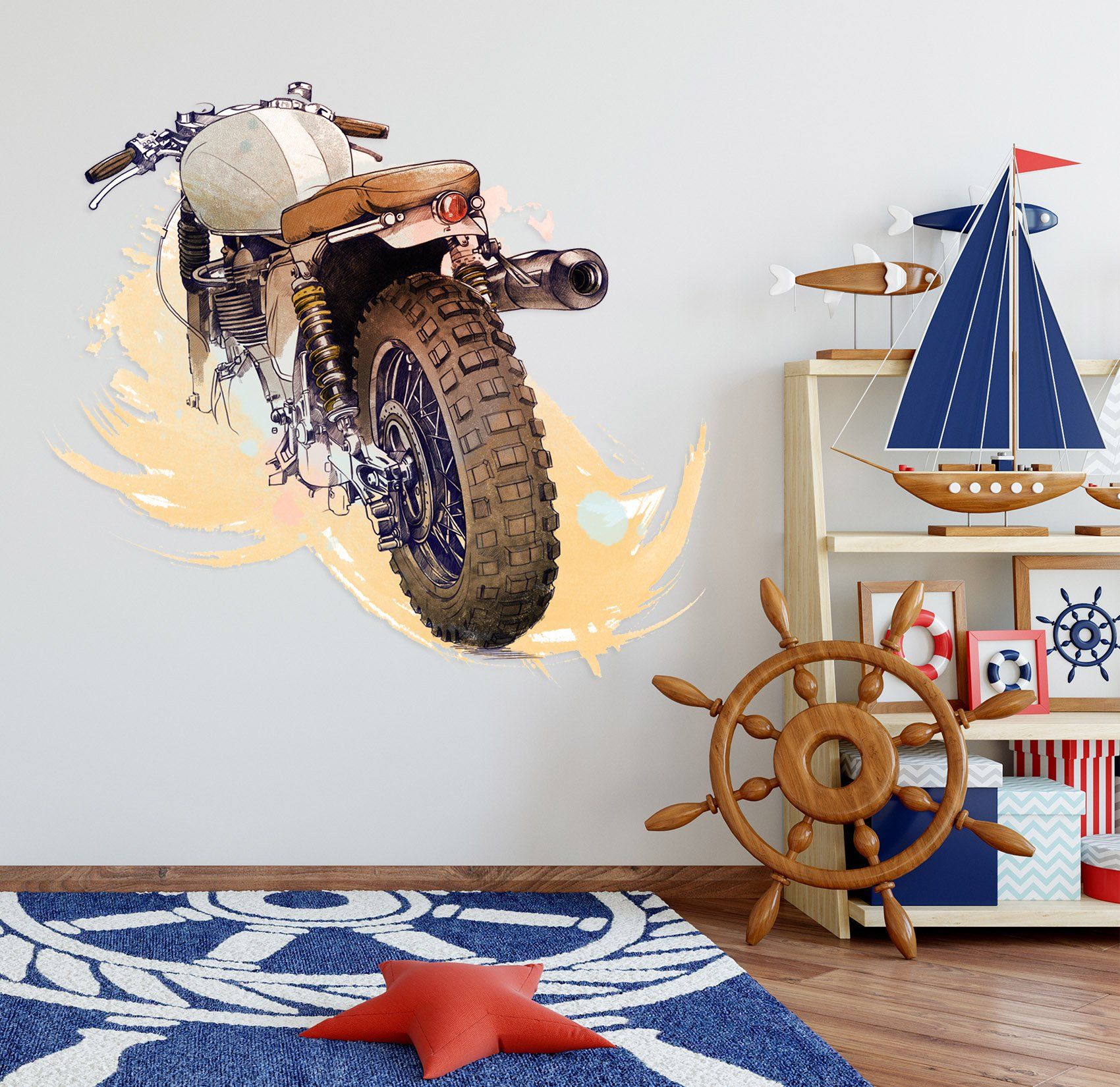 3D Motorcycle Tire 212 Vehicles Wallpaper AJ Wallpaper