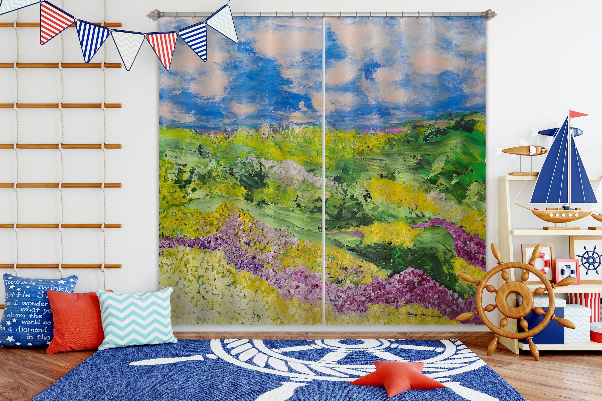 3D French Valley 256 Allan P. Friedlander Curtain Curtains Drapes Curtains AJ Creativity Home