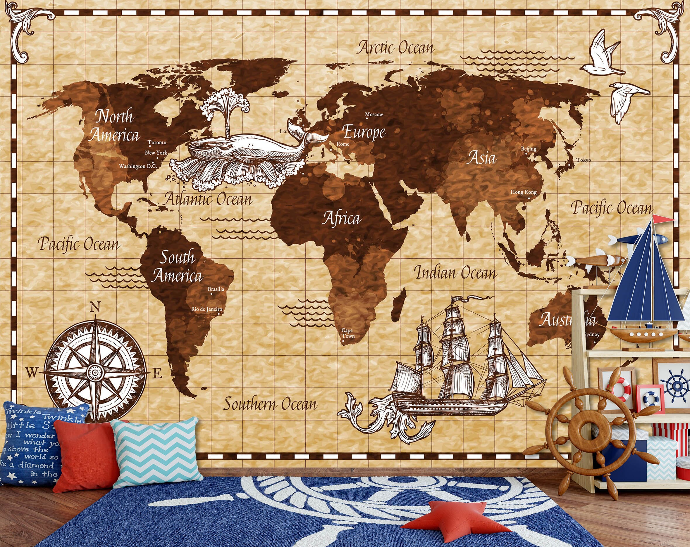 3D Abstract Pattern 2160 World Map Wall Murals Wallpaper AJ Wallpaper 2