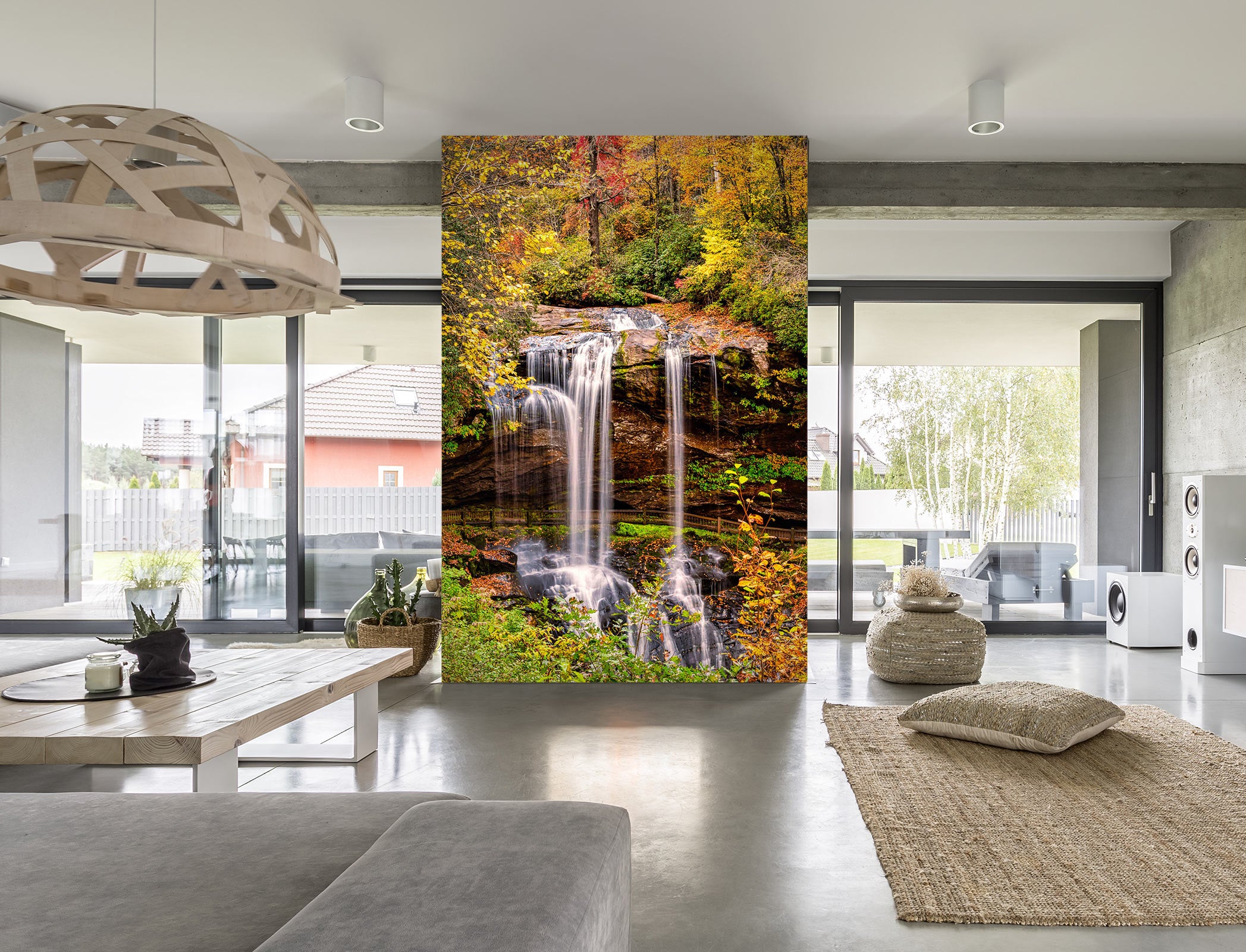 3D Autumn Forest 14 Beth Sheridan Wall Mural Wall Murals