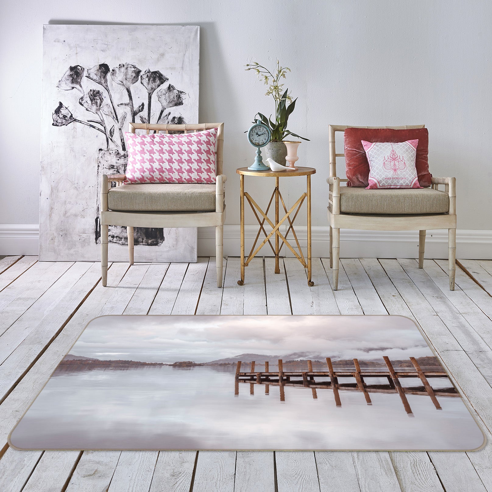 3D Lake District 153 Assaf Frank Rug Non Slip Rug Mat