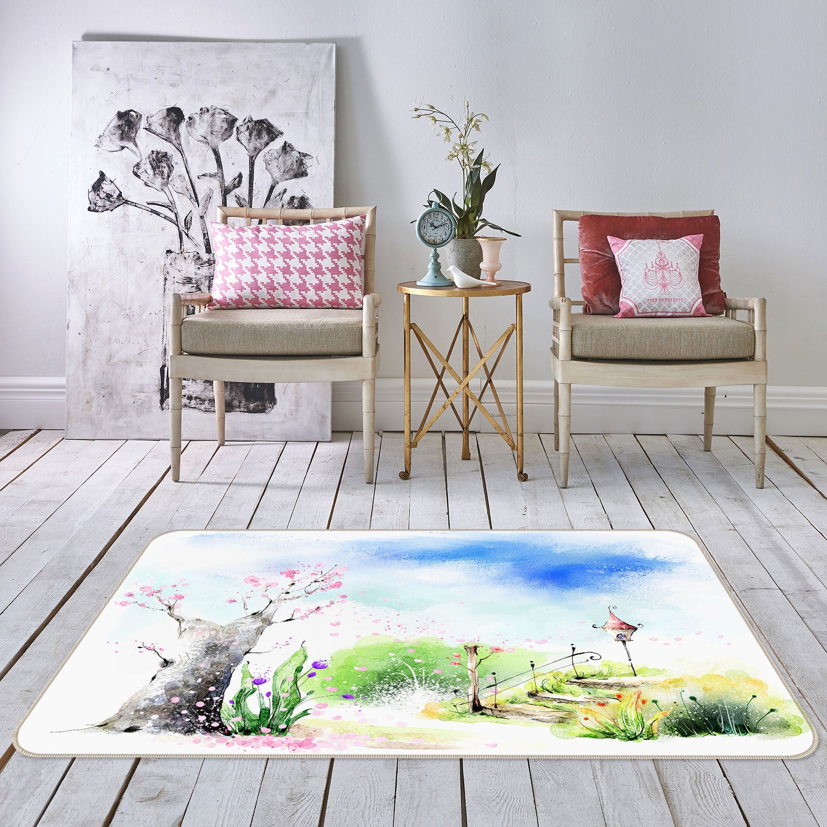 3D Grass Path 33130 Non Slip Rug Mat