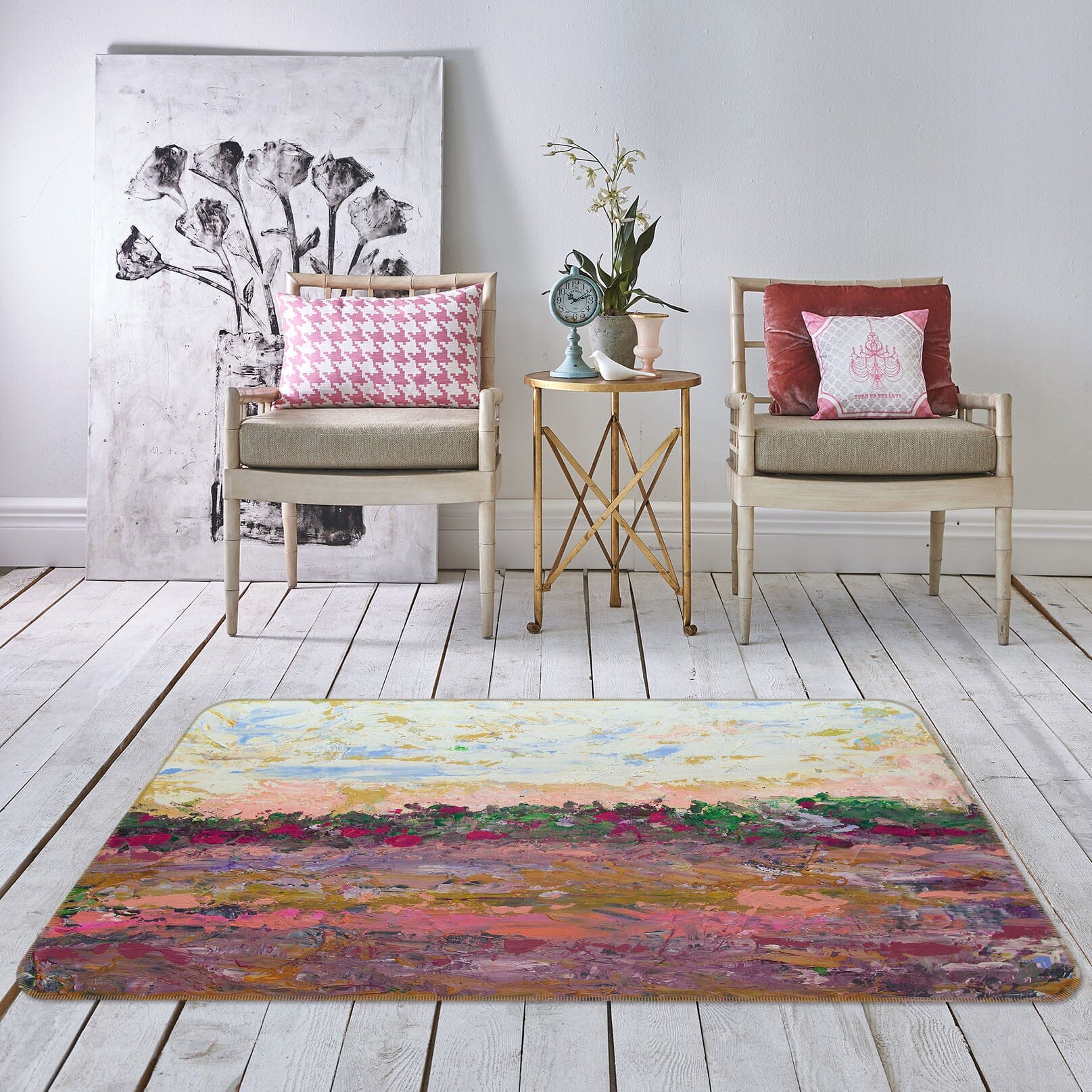 3D Summer Sunset 1116 Allan P. Friedlander Rug Non Slip Rug Mat Mat AJ Creativity Home