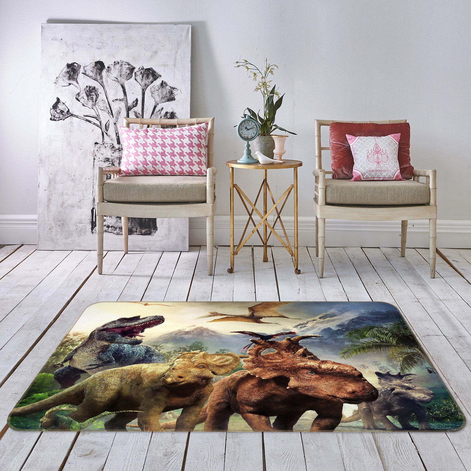 3D Dinosaurs 68173 Animal Non Slip Rug Mat