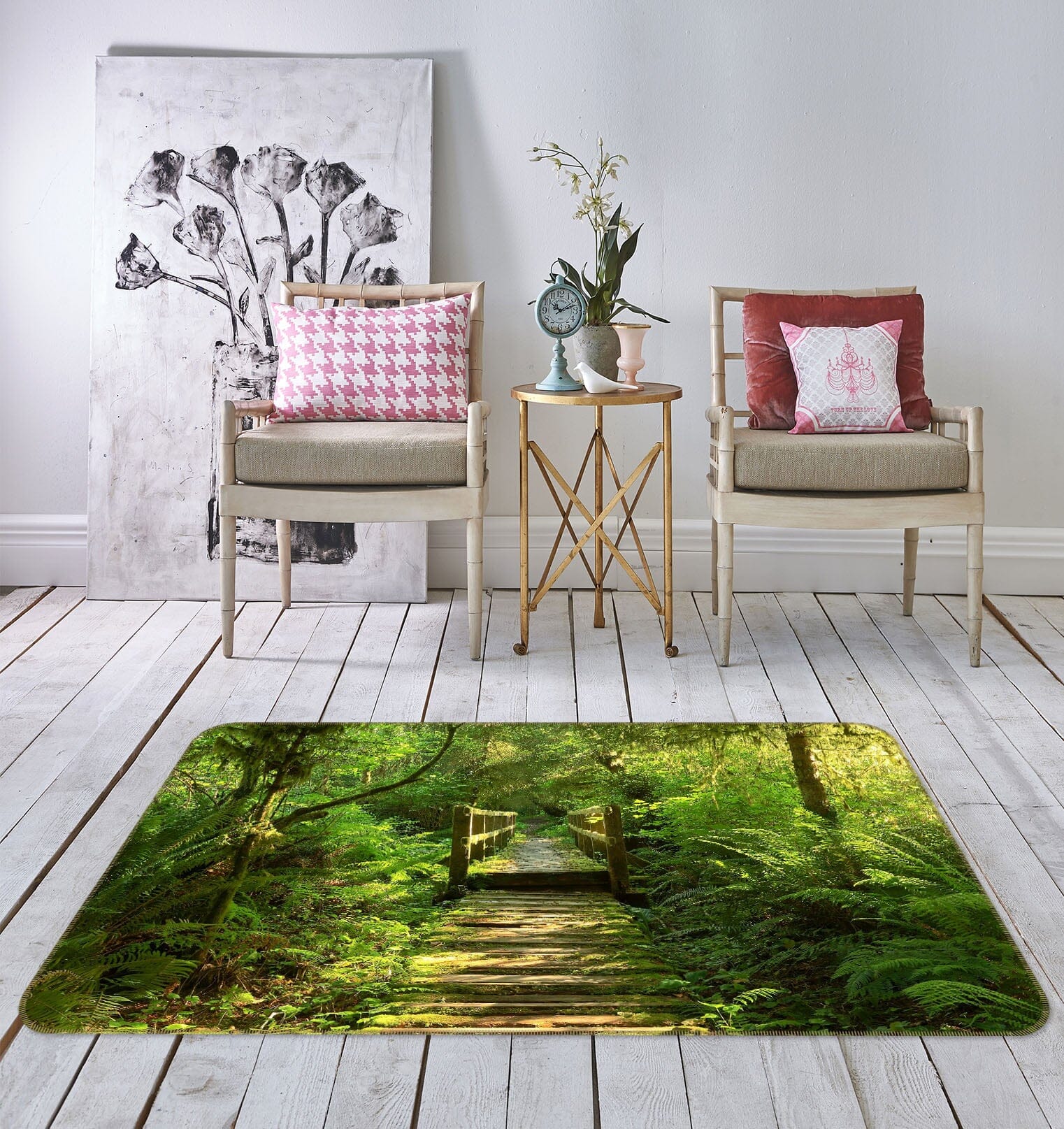 3D Tranquil Valley 1132 Kathy Barefield Rug Non Slip Rug Mat Mat AJ Creativity Home