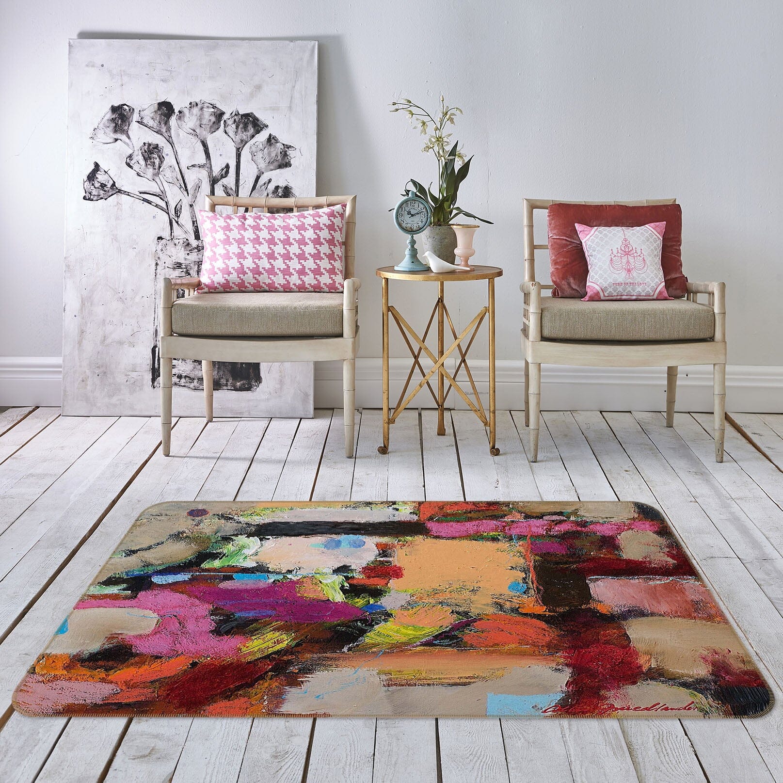 3D Painted Colors 1017 Allan P. Friedlander Rug Non Slip Rug Mat Mat AJ Creativity Home