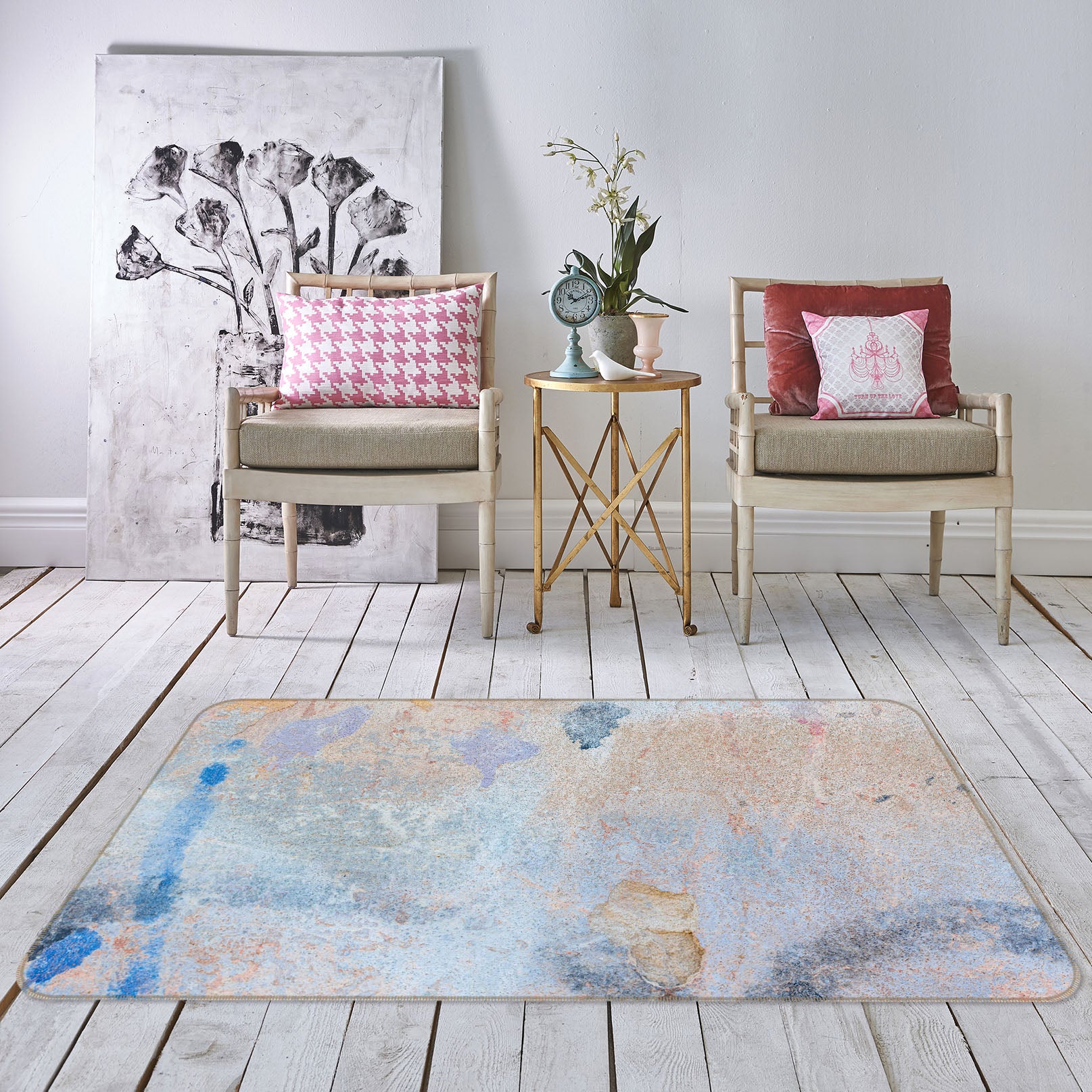 3D Texture Pattern 31080 Non Slip Rug Mat