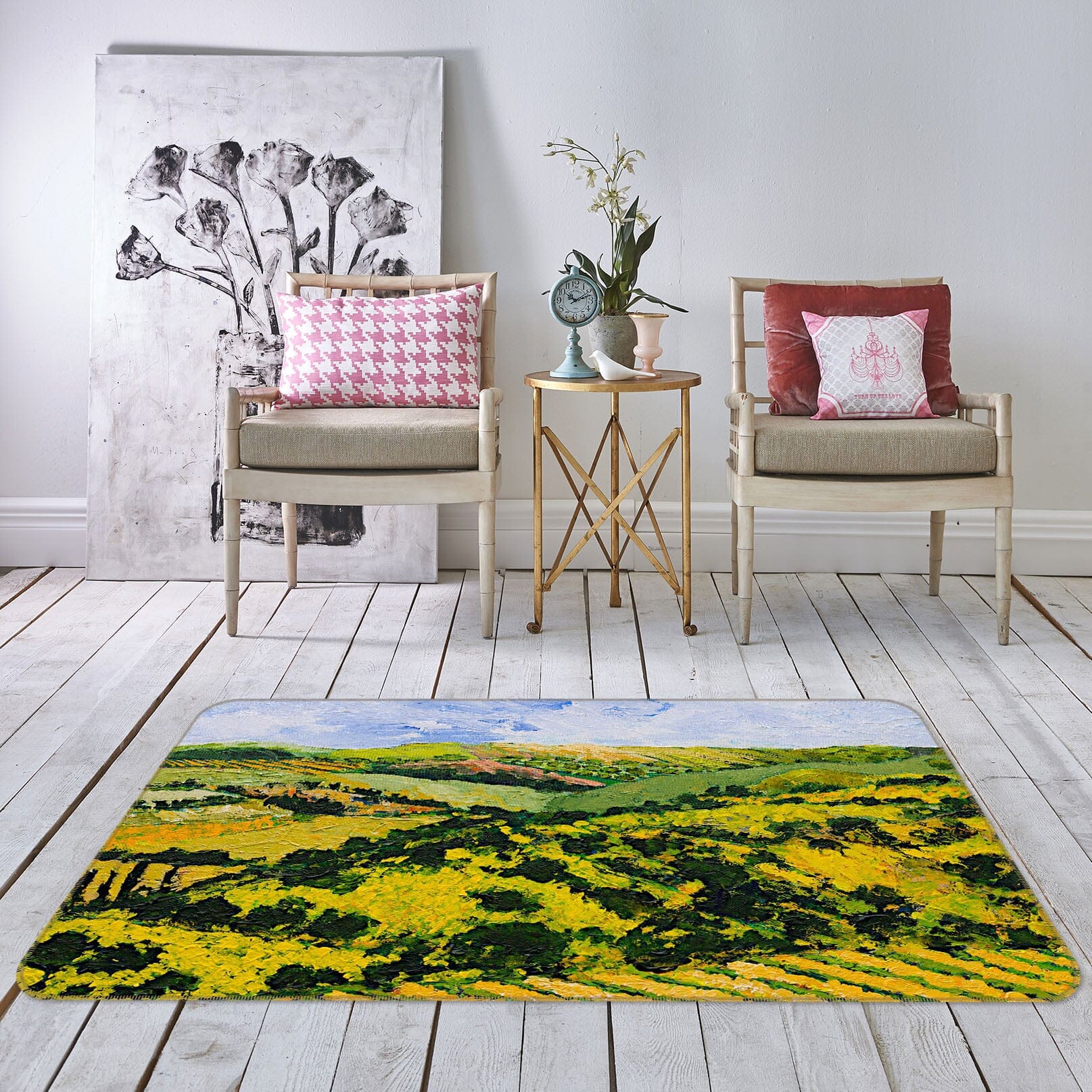 3D Deep Valley 1055 Allan P. Friedlander Rug Non Slip Rug Mat Mat AJ Creativity Home