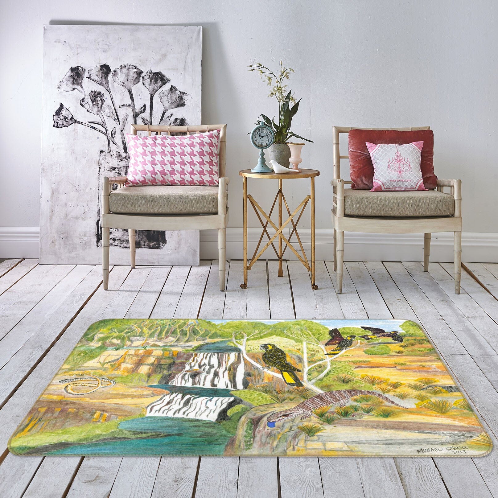 3D Bird House 1054 Michael Sewell Rug Non Slip Rug Mat Mat AJ Creativity Home