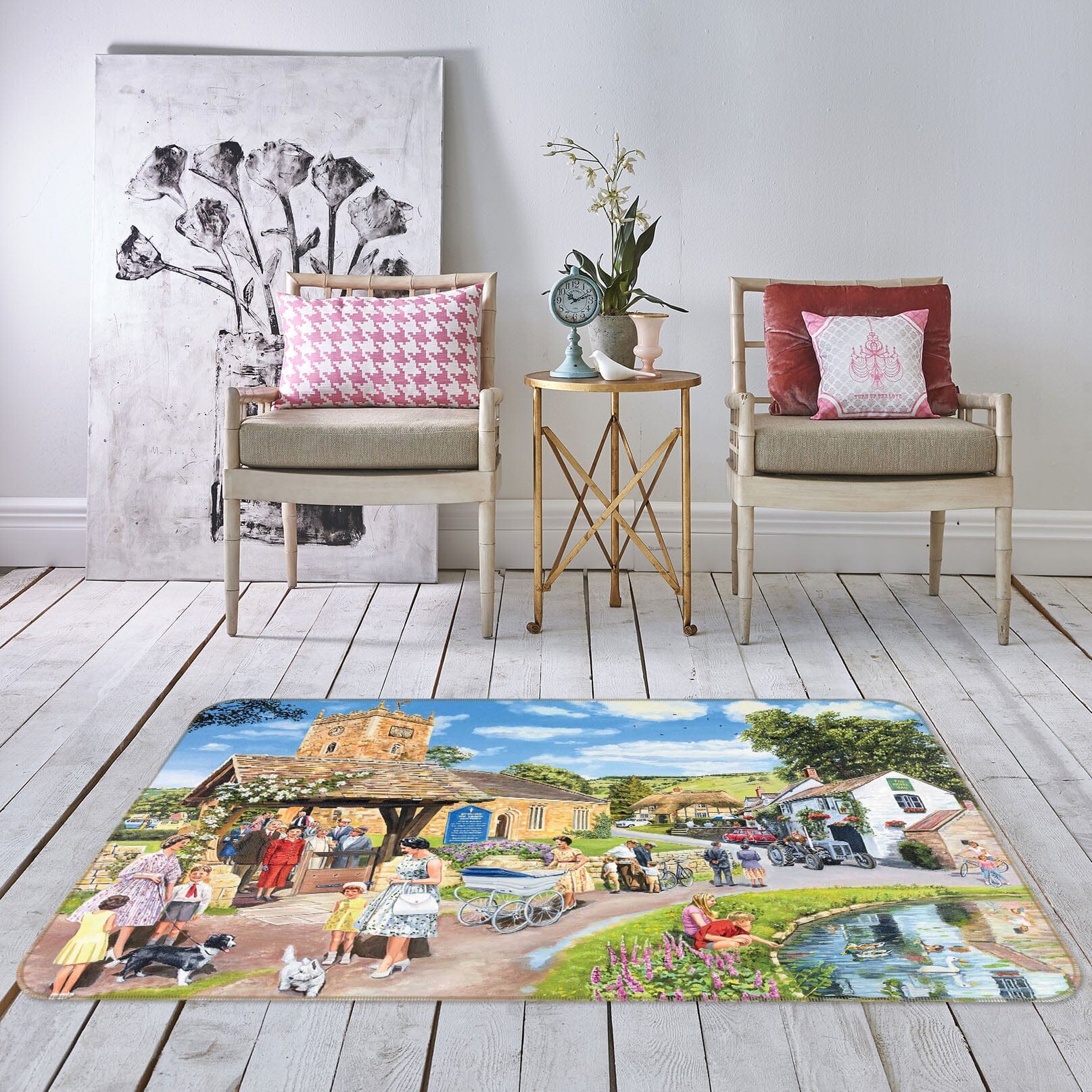 3D Sunday Service 1105 Trevor Mitchell Rug Non Slip Rug Mat Mat AJ Creativity Home