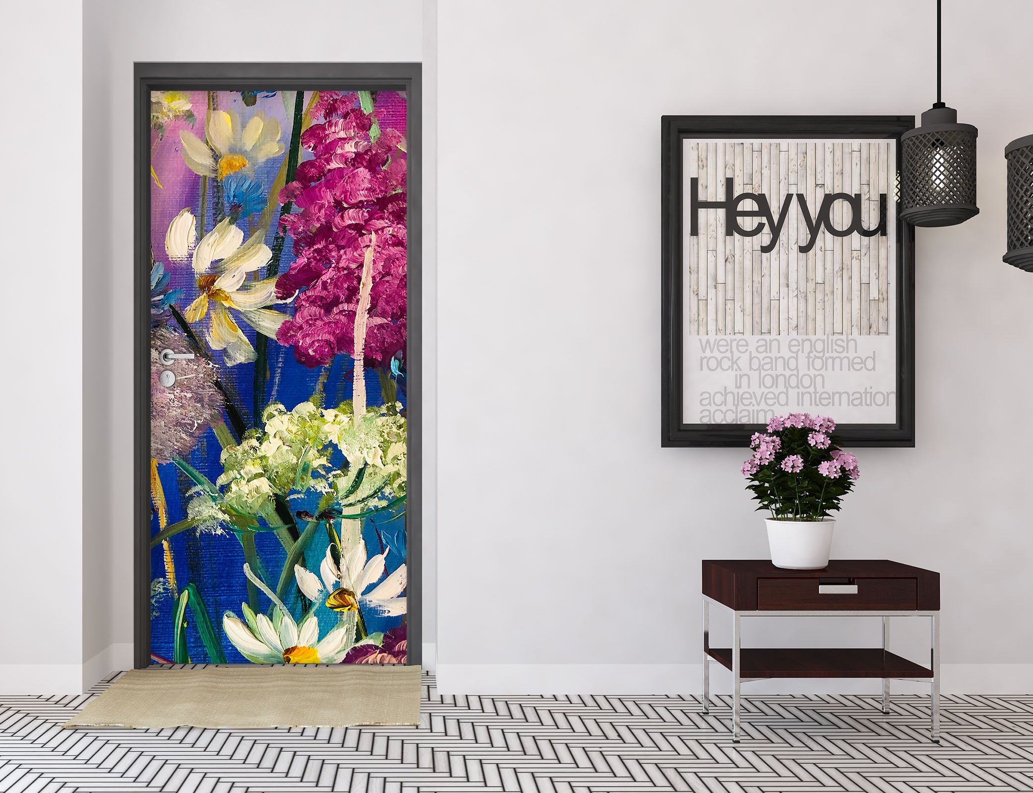 3D Art Flower 3251 Skromova Marina Door Mural