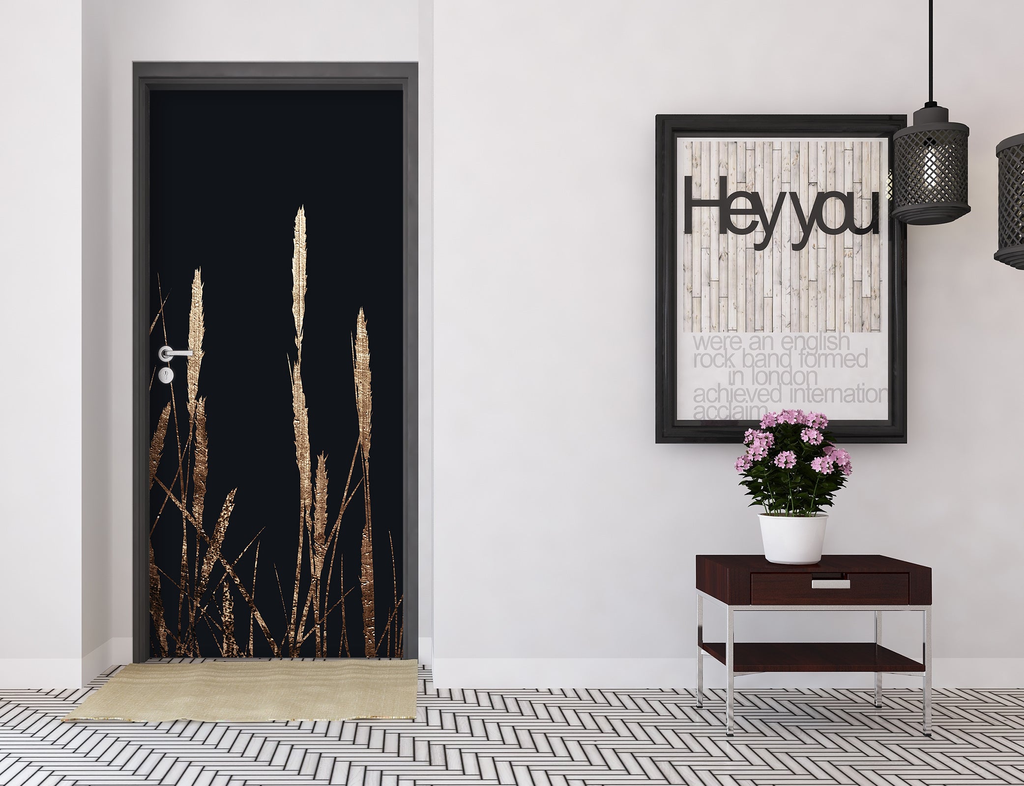 3D Wheat 10135 Boris Draschoff Door Mural