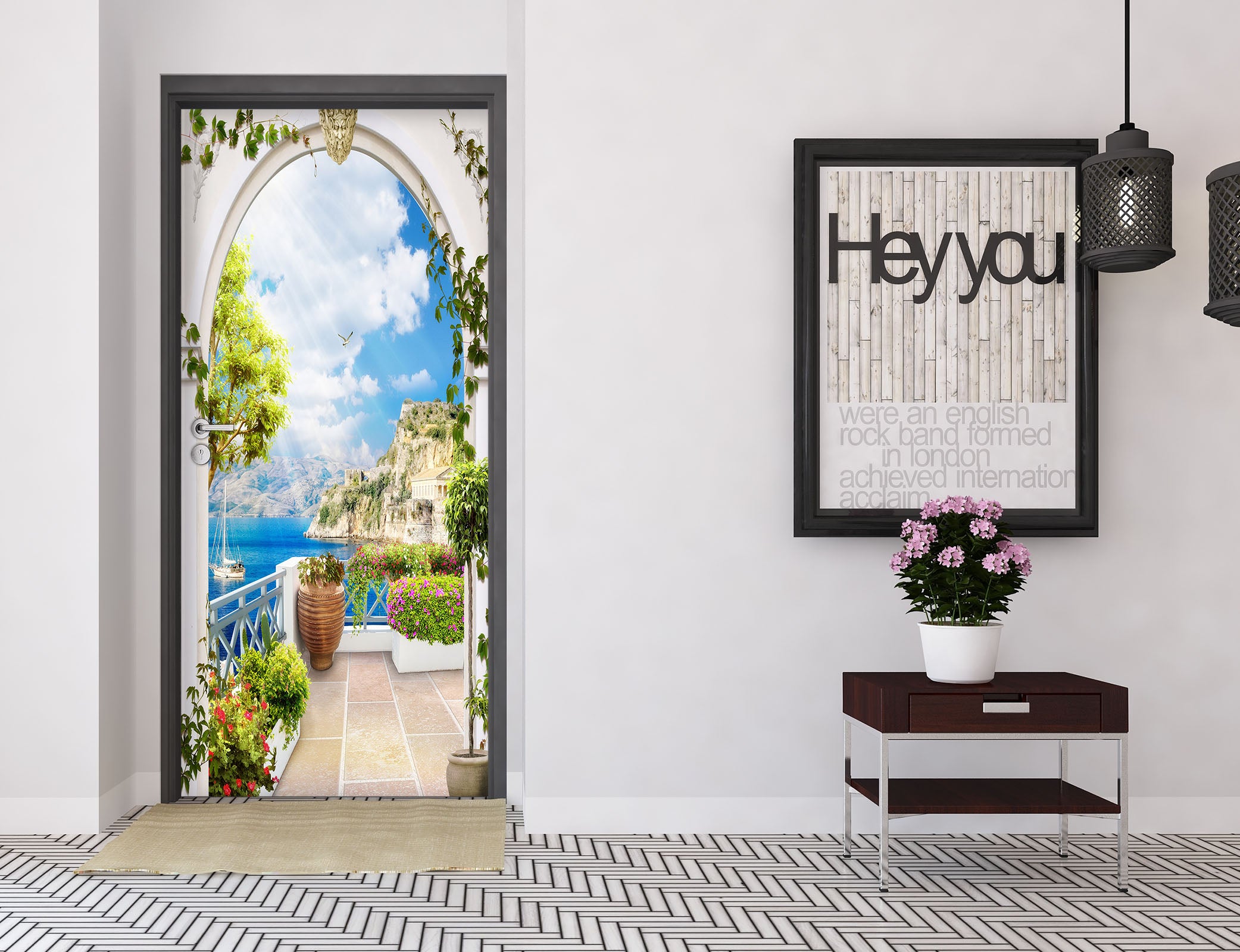 3D The Sea 22104 Door Mural