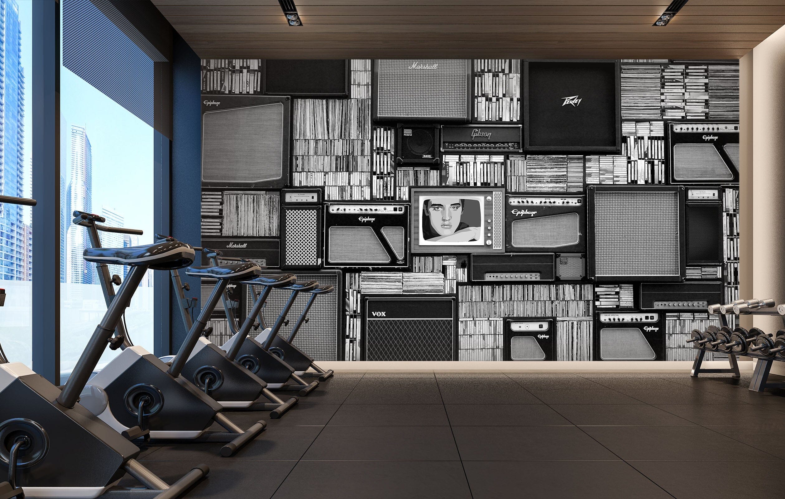 3D Bookshelf Artist 083 Wall Murals Wallpaper AJ Wallpaper 2