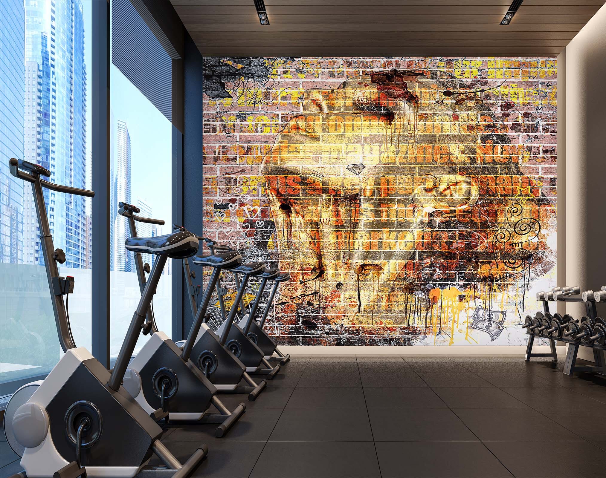 3D Woman Avatar 111 Wall Murals Wallpaper AJ Wallpaper 2