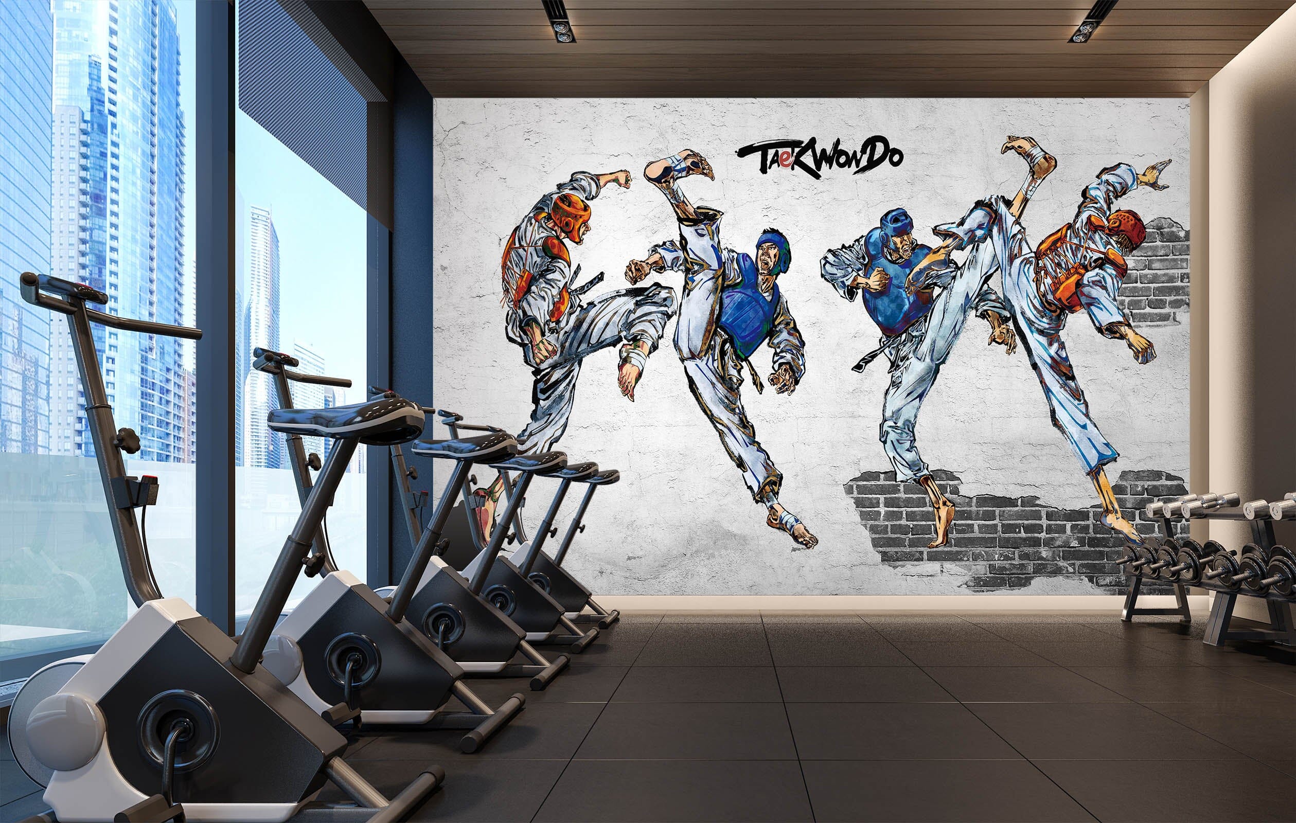 3D Fist Attack 039 Wall Murals Wallpaper AJ Wallpaper 2