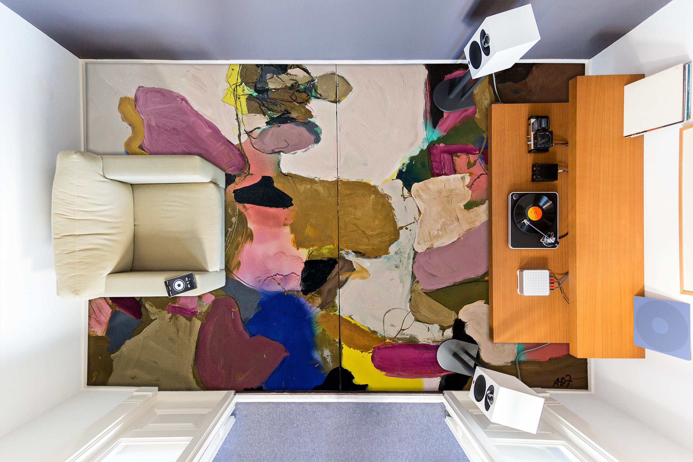 3D Color Block 9690 Allan P. Friedlander Floor Mural