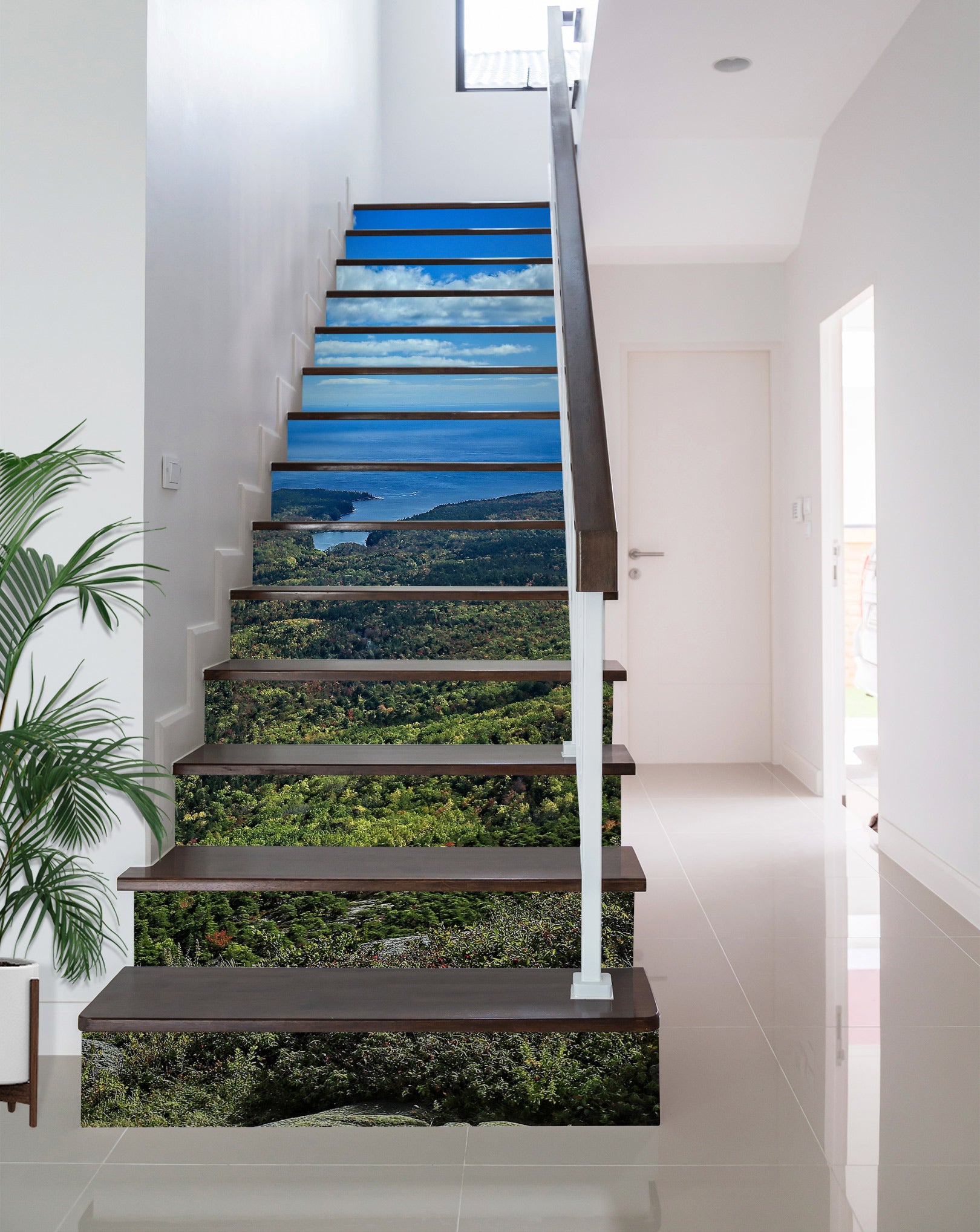 3D Woods Meadow 101112 Kathy Barefield Stair Risers