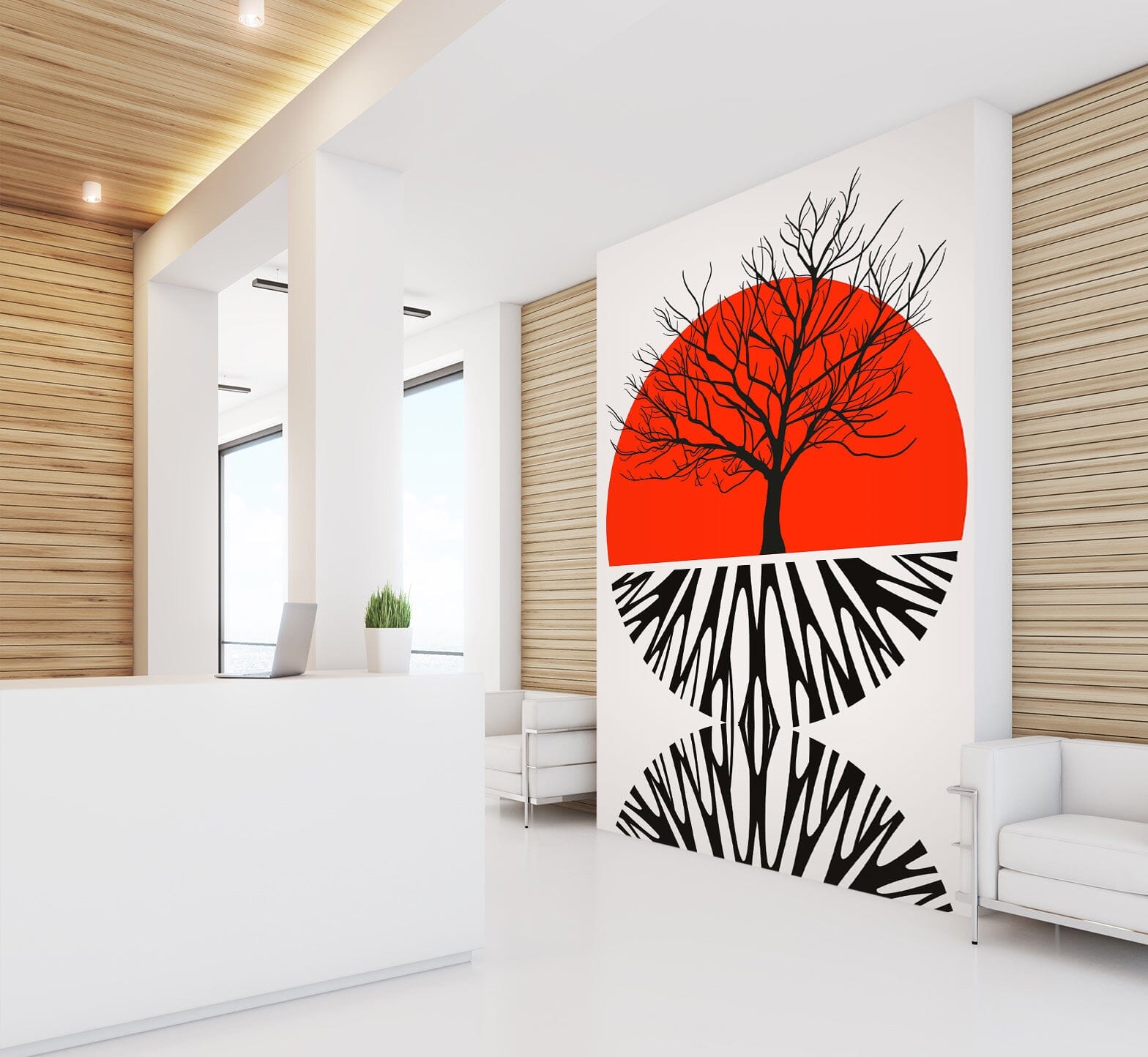 3D Red Sun 1534 Boris Draschoff Wall Mural Wall Murals Wallpaper AJ Wallpaper 2