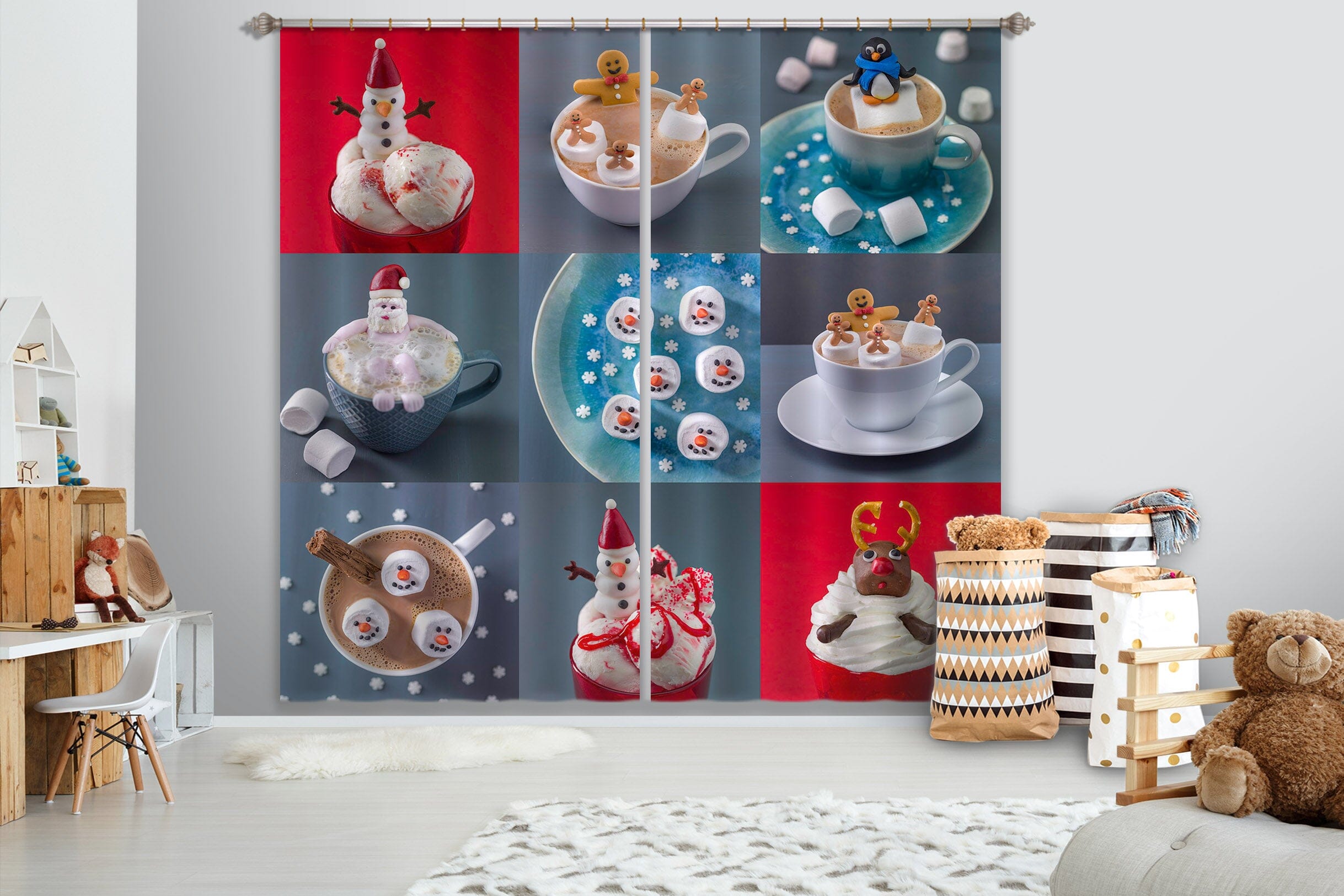 3D Delicious Food 026 Assaf Frank Curtain Curtains Drapes Curtains AJ Creativity Home