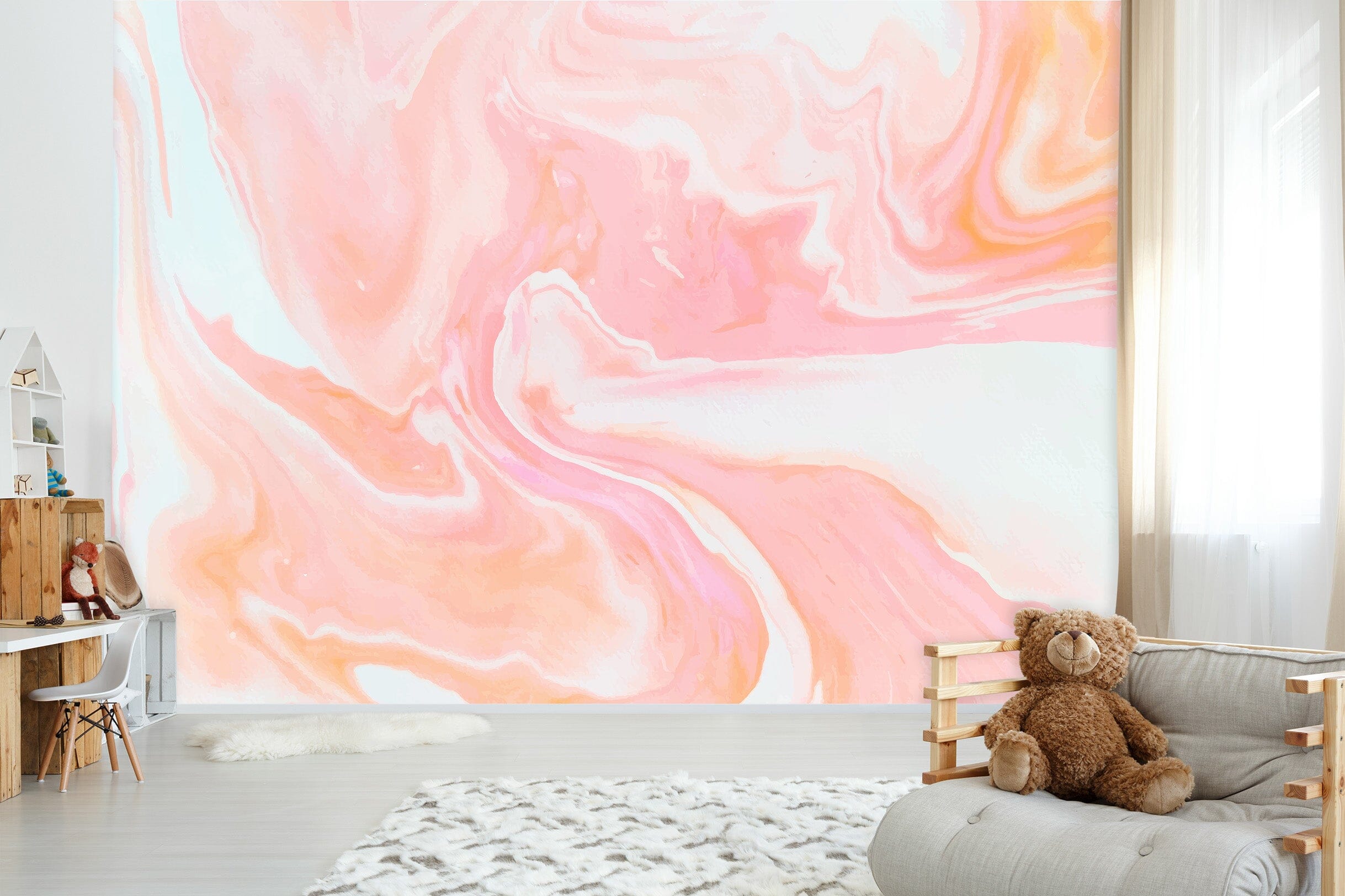 3D Pink Abstract 83 Wall Murals Wallpaper AJ Wallpaper 2