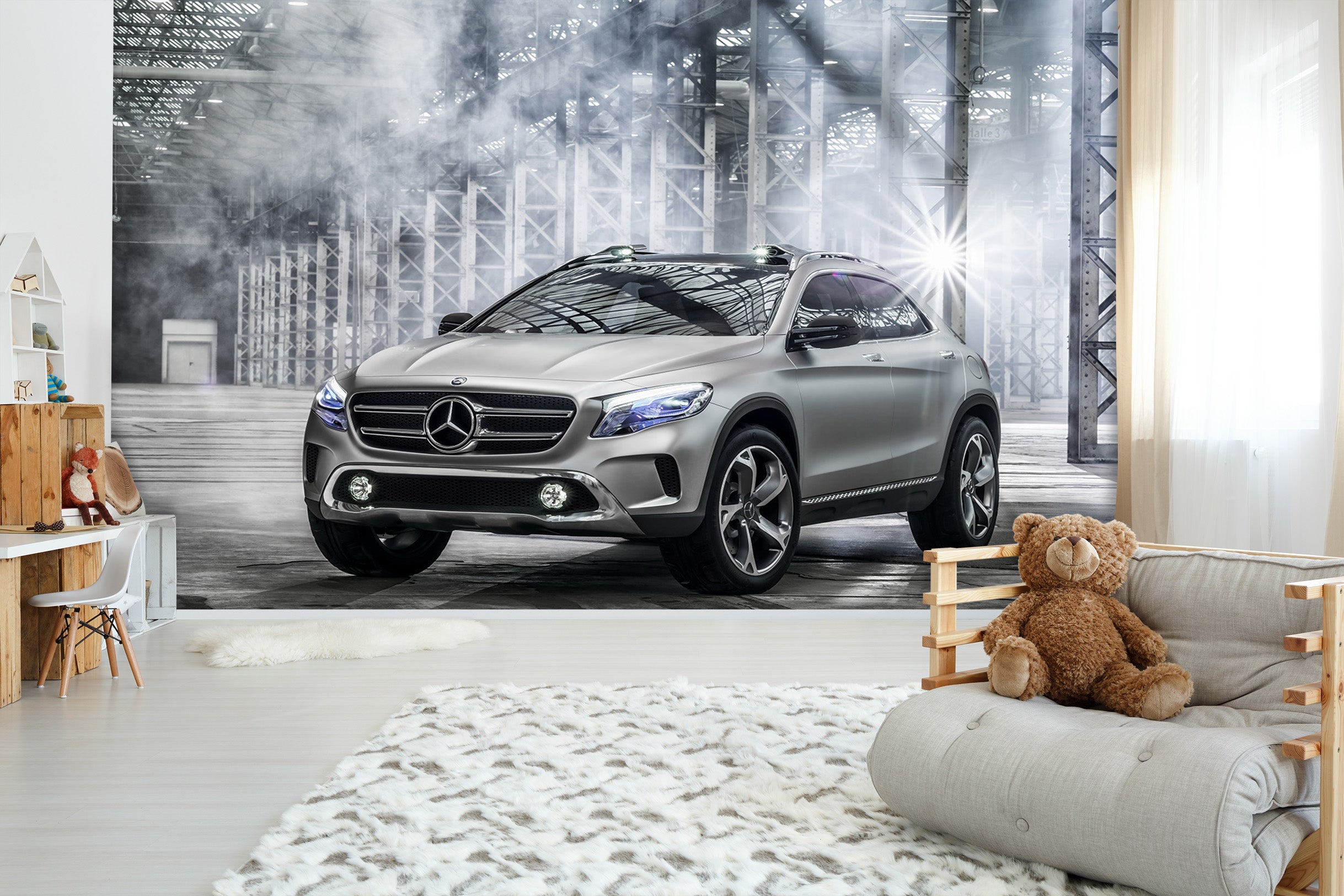 3D Factory Car 020 Vehicle Wall Murals