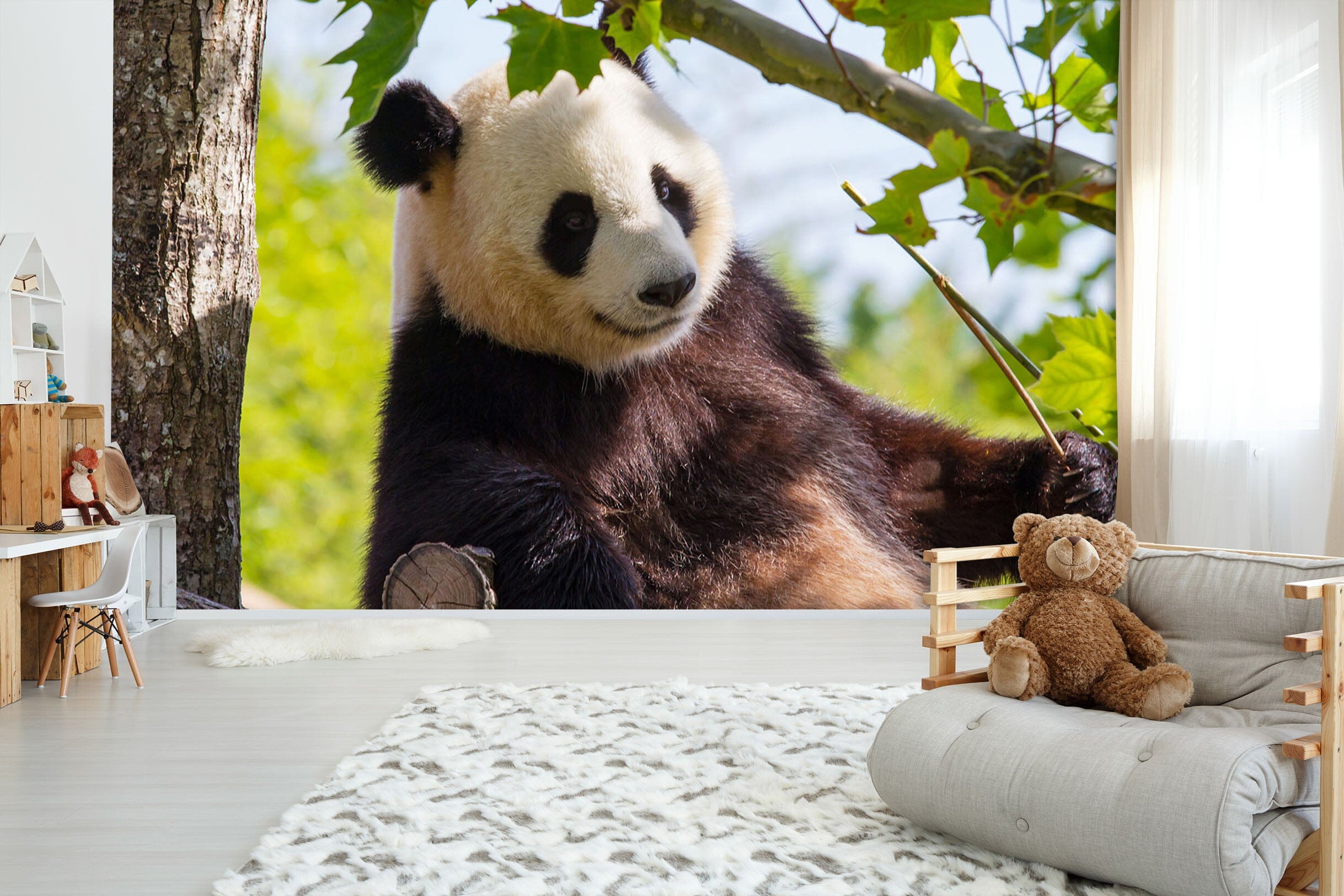 3D Giant Panda 248 Wall Murals Wallpaper AJ Wallpaper 2