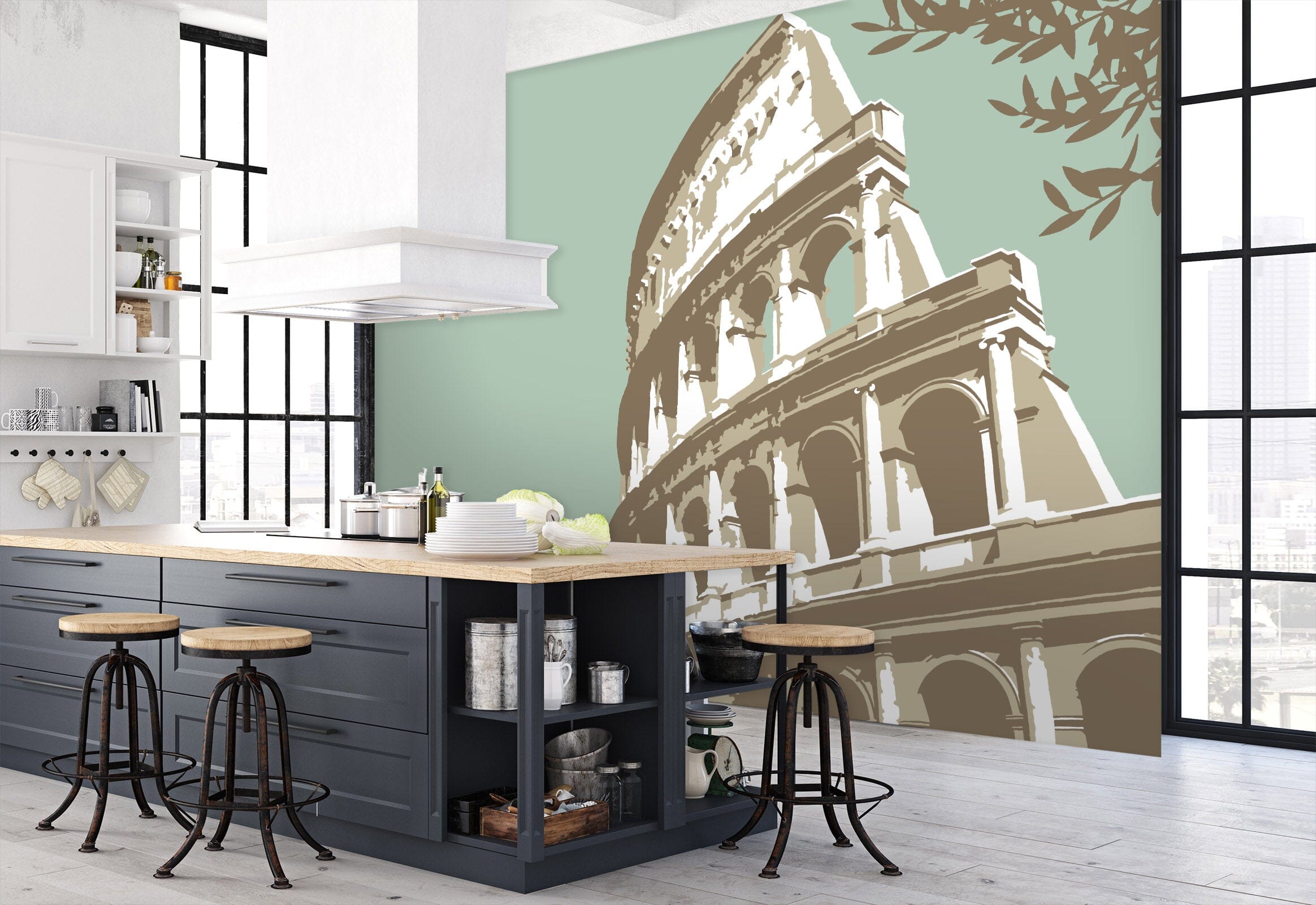 3D Coloseum Rome 1013 Steve Read Wall Mural Wall Murals Wallpaper AJ Wallpaper 2