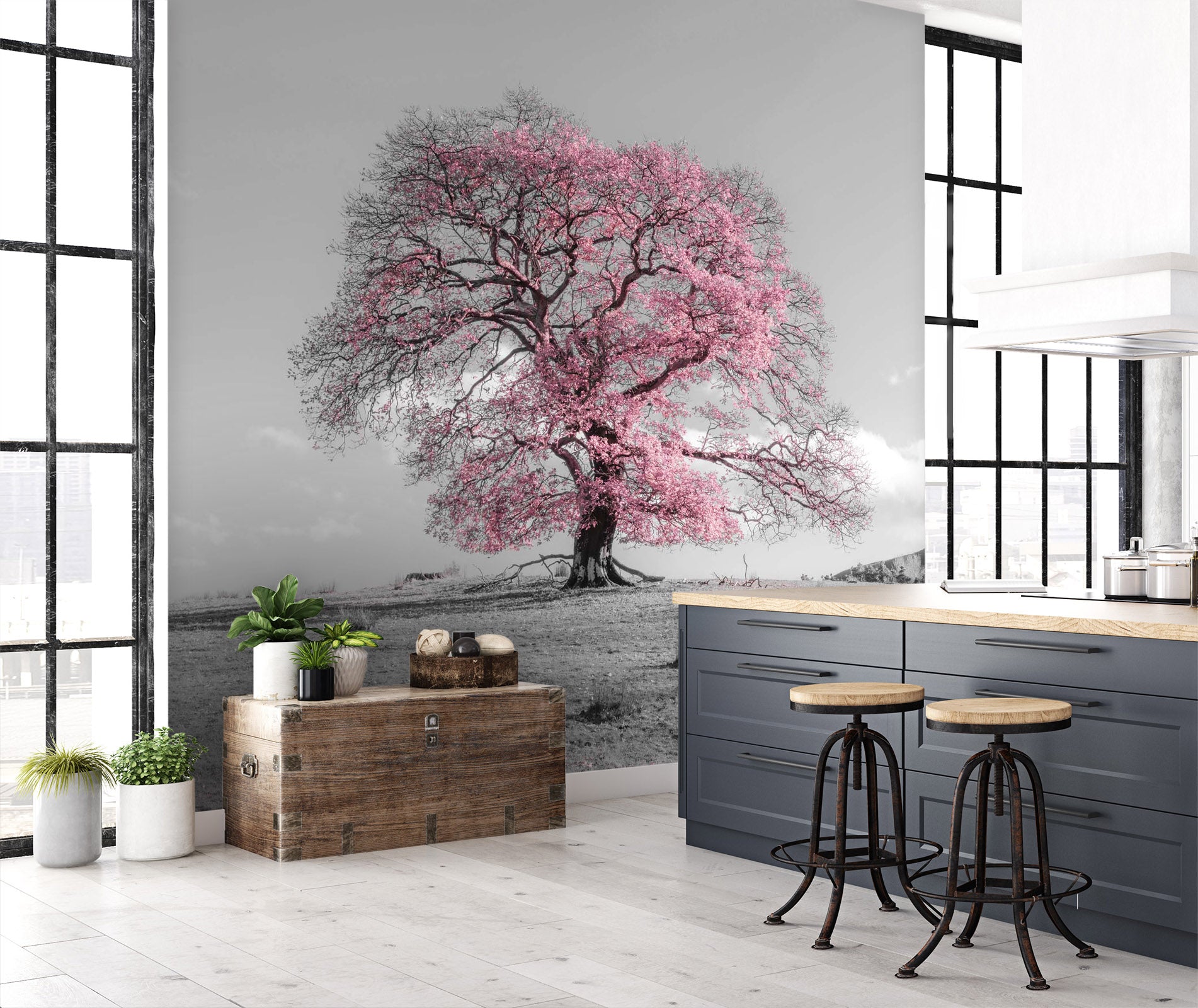 3D Cherry Tree 059 Assaf Frank Wall Mural Wall Murals